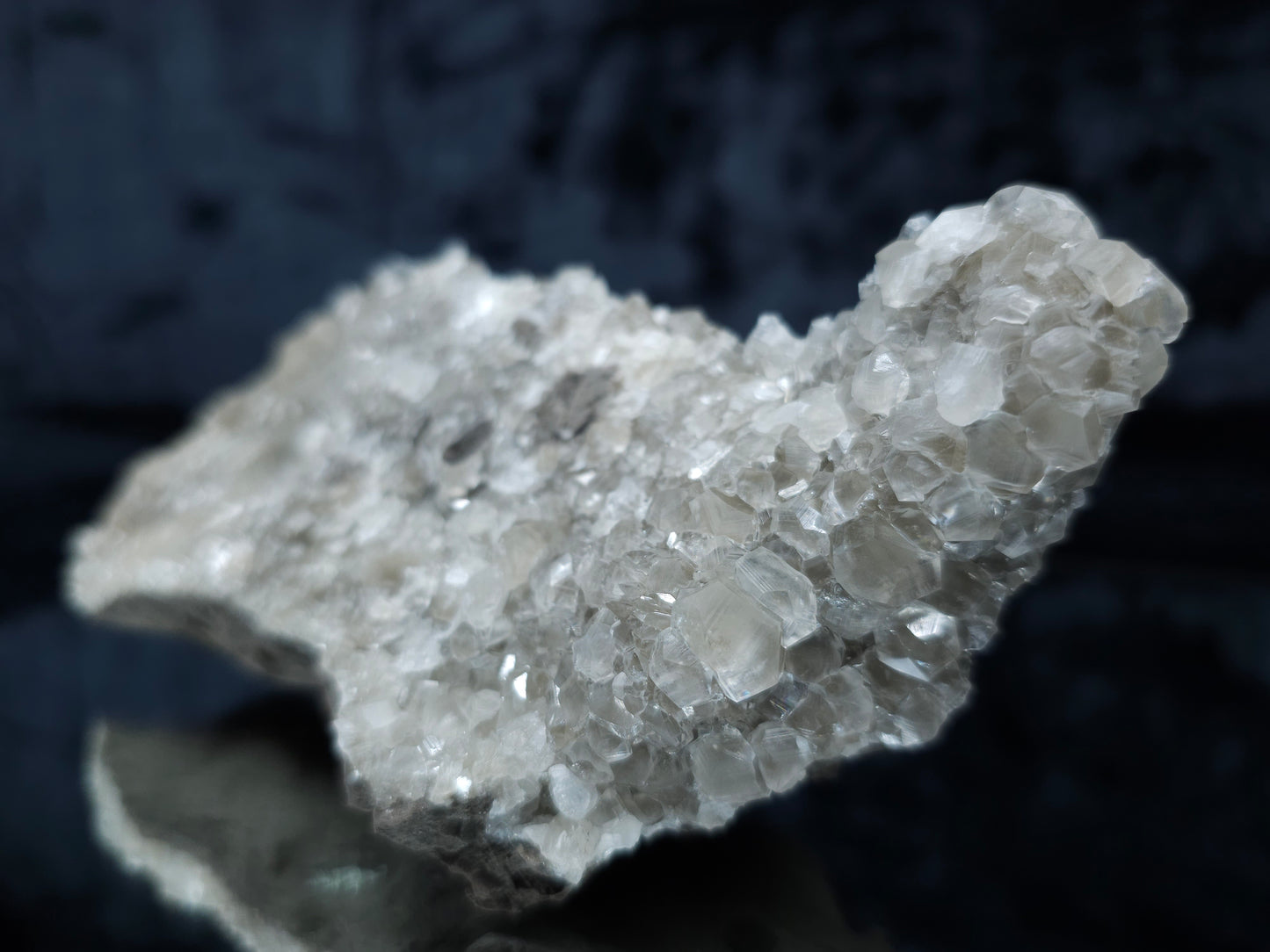 #33081 Super clear Nailhead Spar Calcite cluster, Chalcopyrite ore and multiple small fossils in the matrix