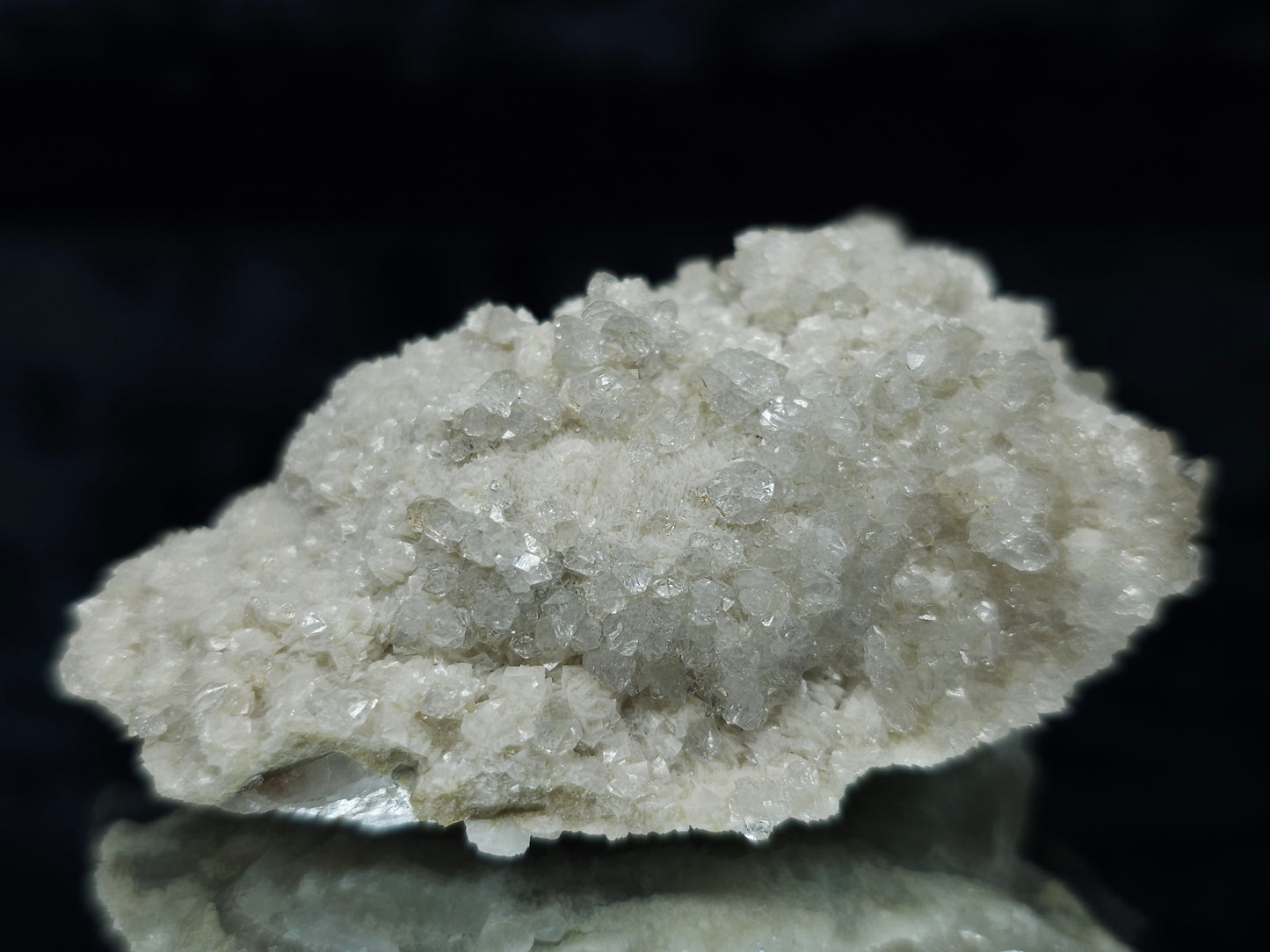 #88067 Spirit Gwindel Quartz on Calcite pseudomorph after Calcite matrix