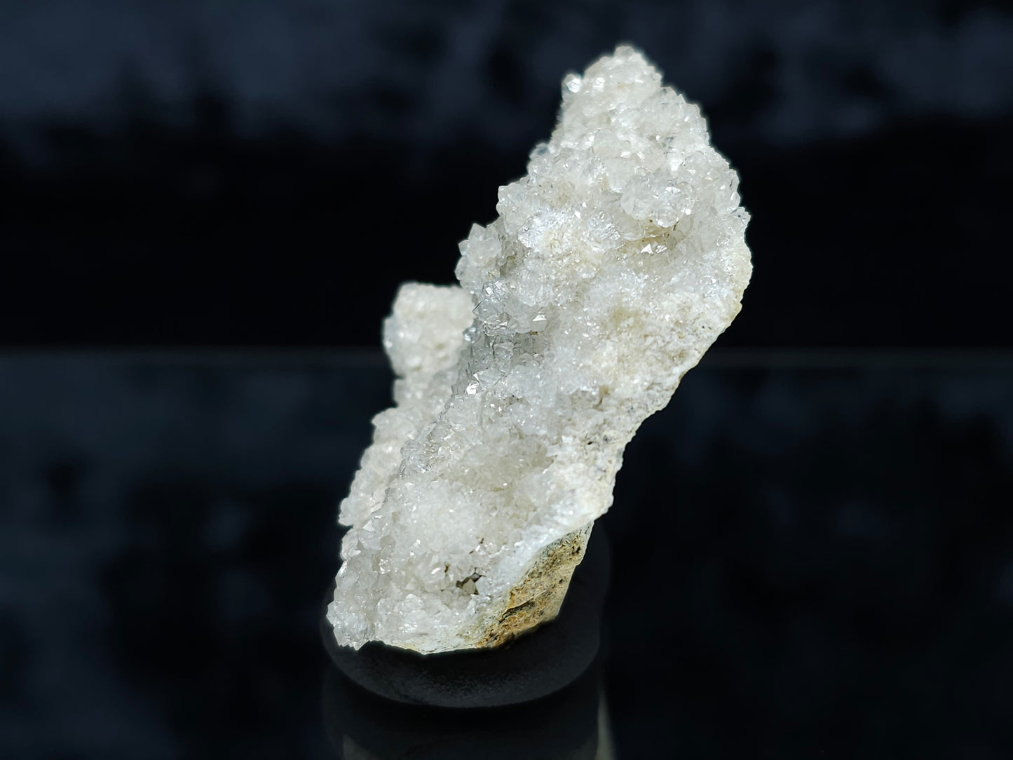 #88075 Spirit Gwindel Quartz on Calcite pseudomorph after Calcite on matrix