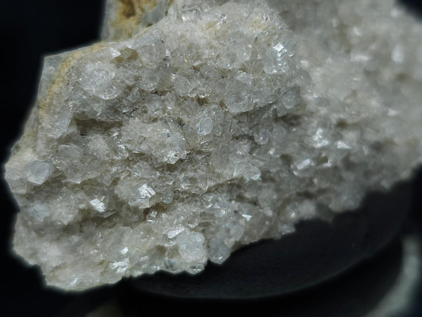 #88075 Spirit Gwindel Quartz on Calcite pseudomorph after Calcite on matrix