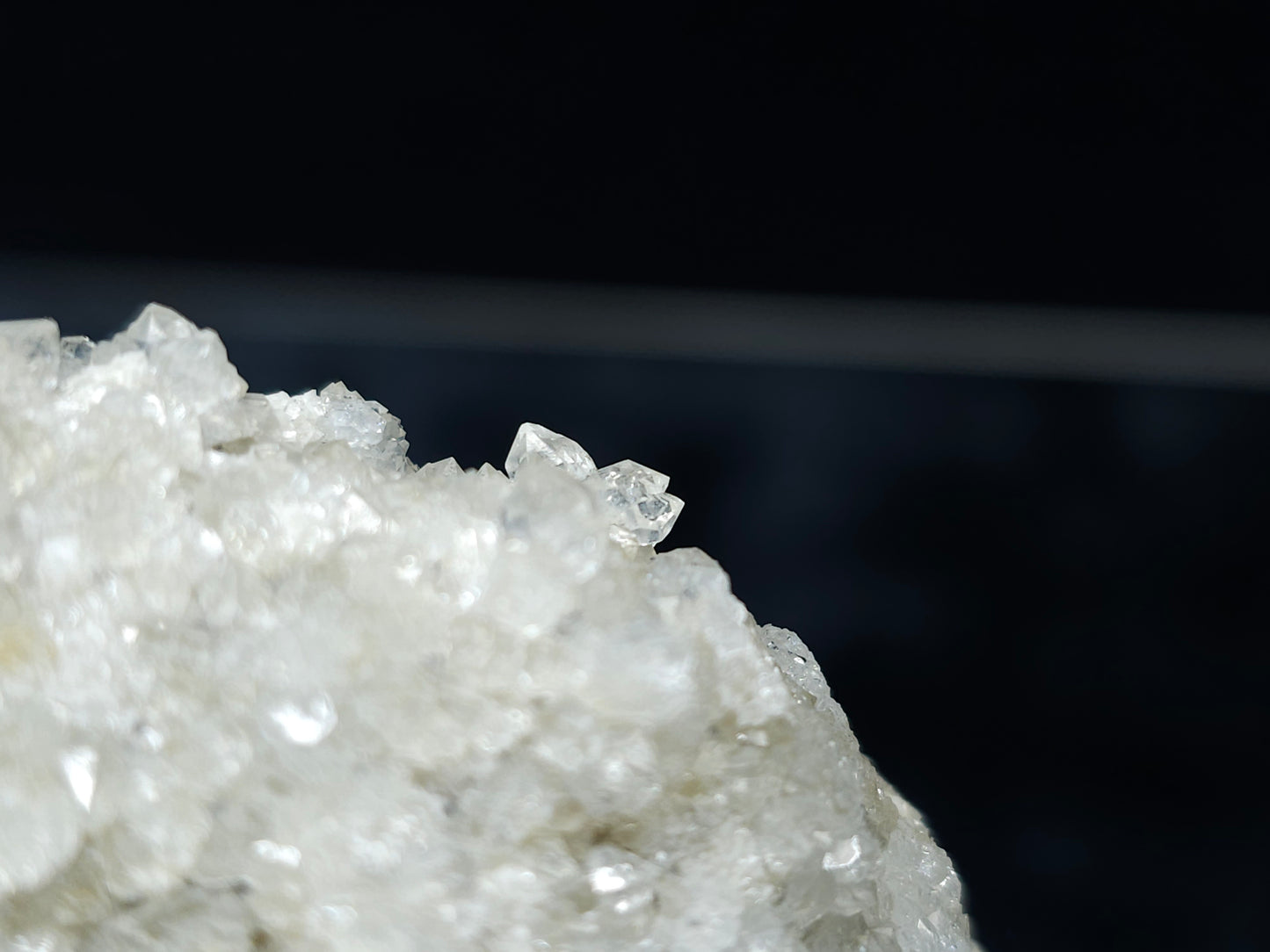 #88075 Spirit Gwindel Quartz on Calcite pseudomorph after Calcite on matrix