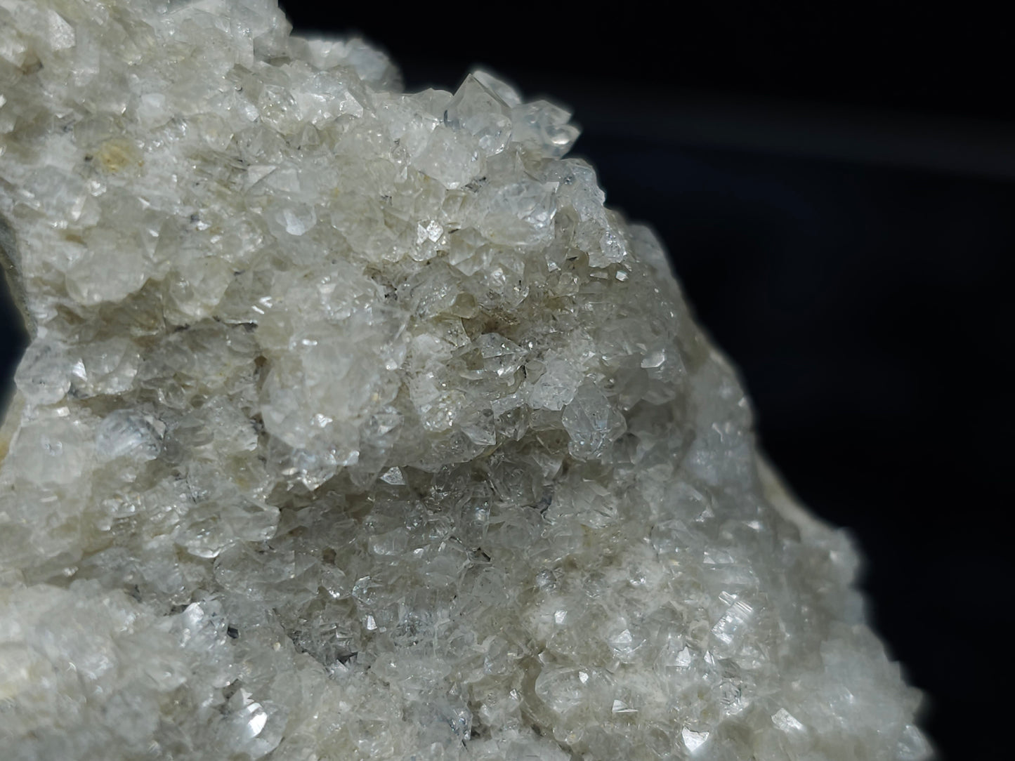 #88075 Spirit Gwindel Quartz on Calcite pseudomorph after Calcite on matrix
