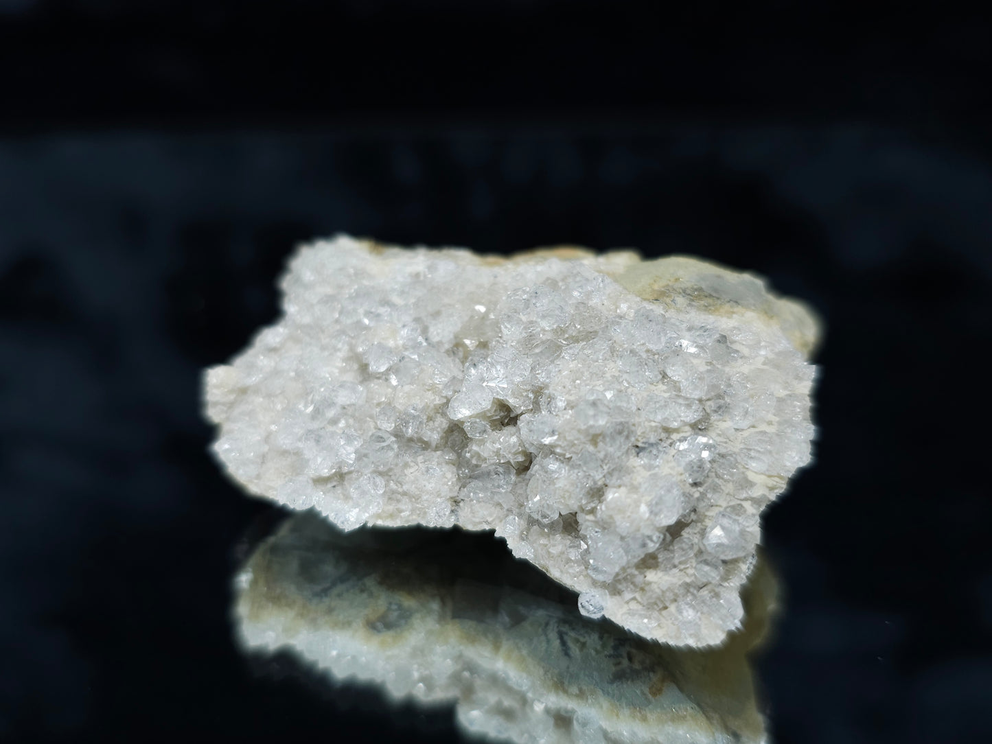 #88077 Spirit Gwindel Quartz on Calcite pseudomorph after Calcite on Calcite matrix