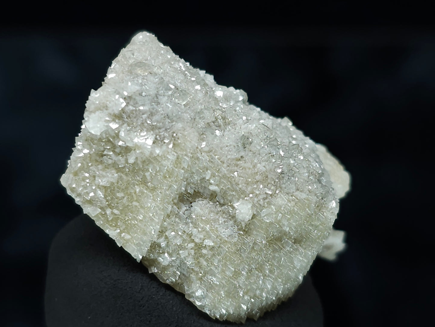 #88119 Spirit Gwindel Quartz cream-white Calcite pseudomorph after Combined form Calcite