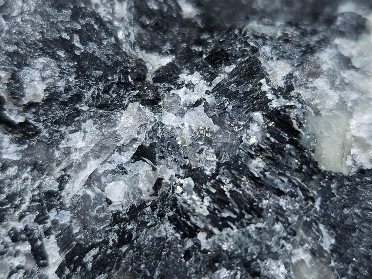 #77025 Rough Black Tourmaline with Quartz