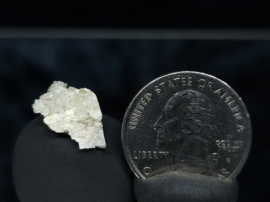 #88160 Spirit Gwindel Quartz Calcite on cream-white Calcite pseudomorph after Calcite