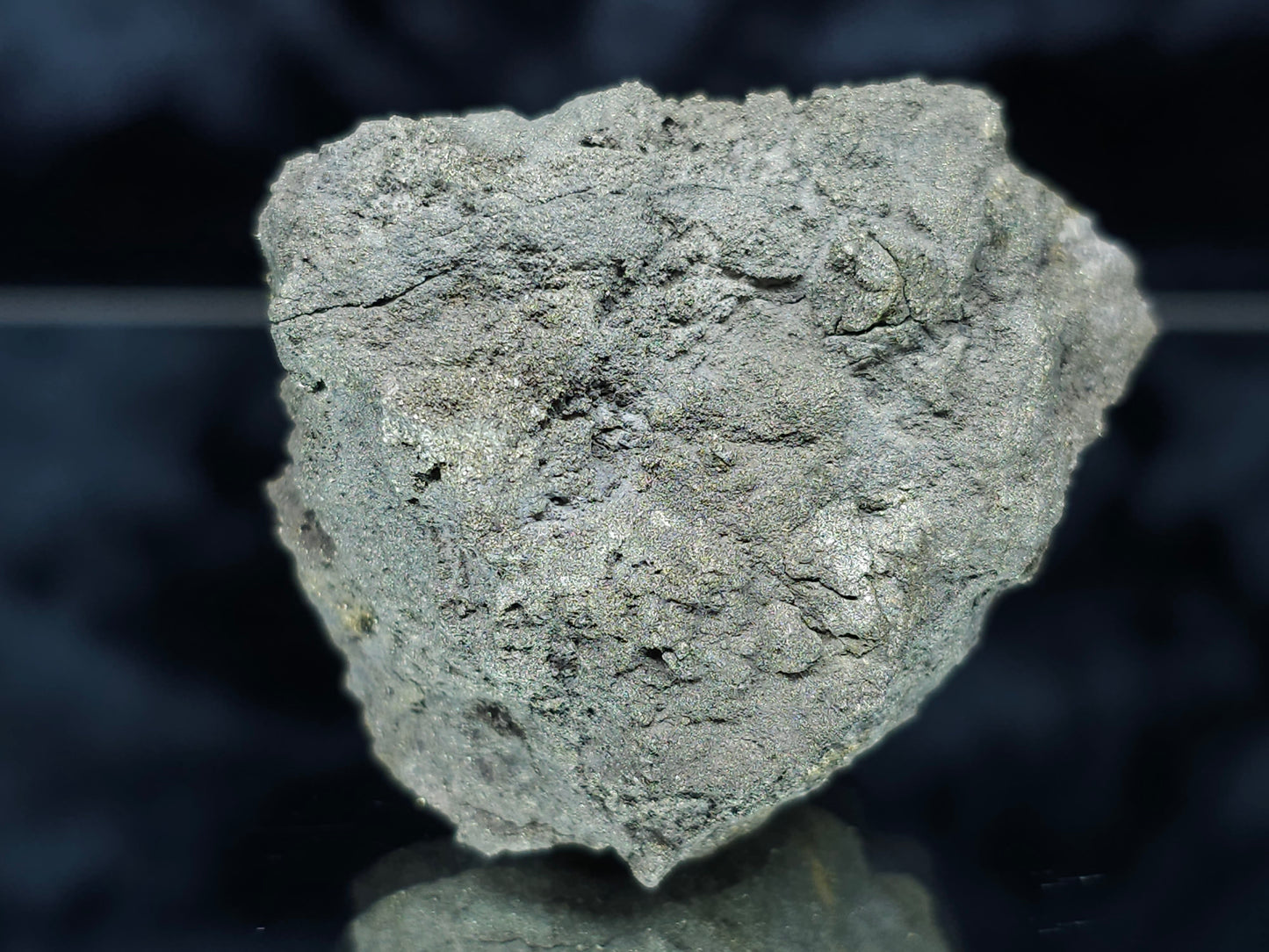 #55012 Fossil flower with golden Chalcopyrite coating with small pieces of Calcite