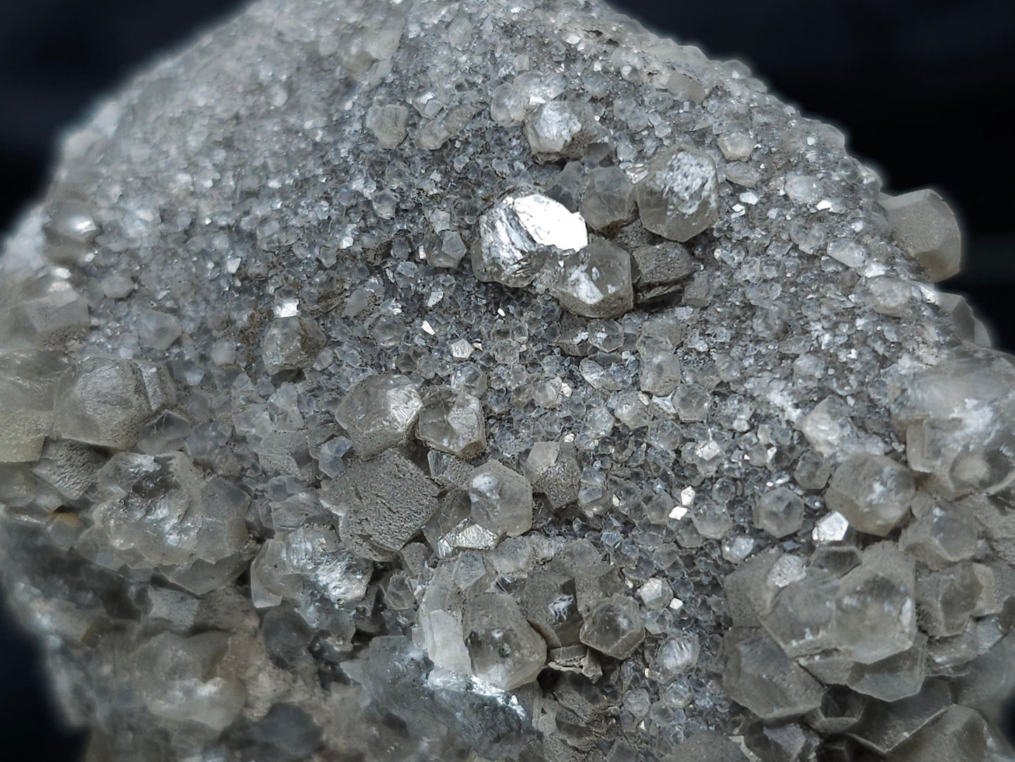 #33186 Double phantom Nailhead Spar Calcite cluster with Chalcopyrite ore and multiple small fossils in the matrix