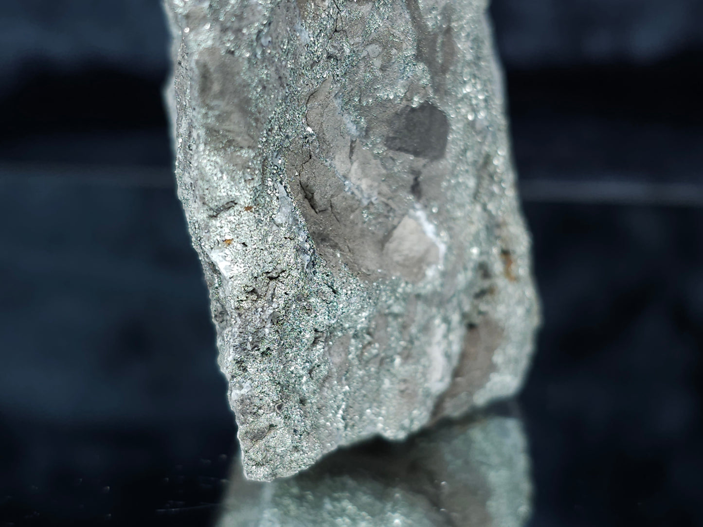 #35885 Chalcopyrite ore and Calcite formation with multiple fossil in the matrix