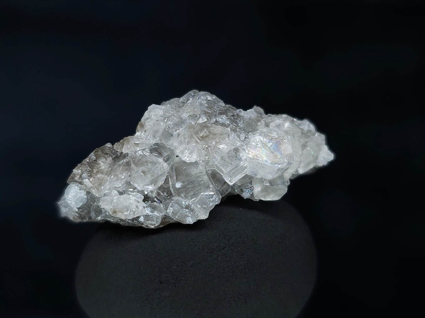 #33596 Super clear Nailhead Spar Calcite tiny cluster