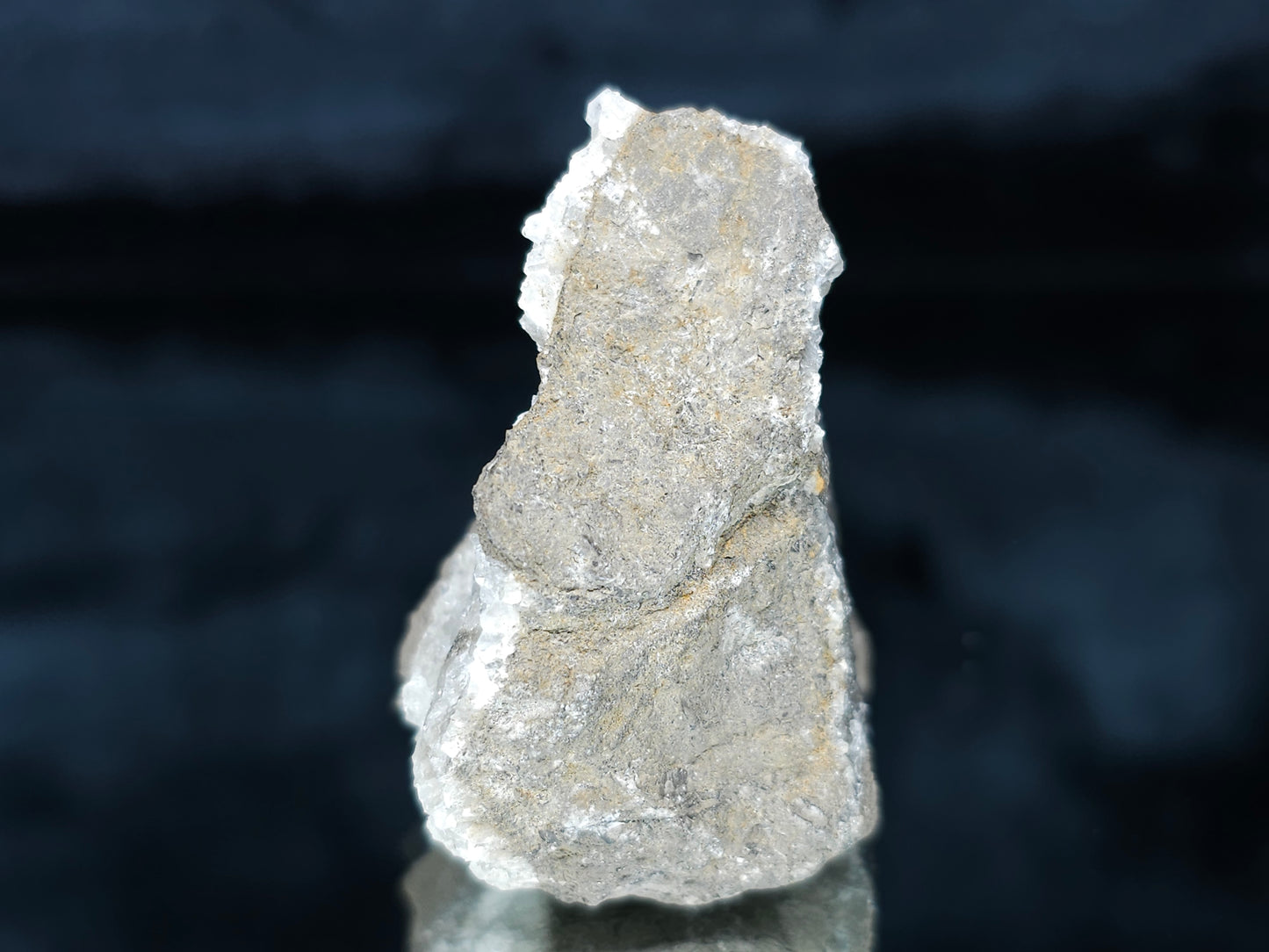 #33659 Super clear Nailhead Spar Calcite cluster and Chalcopyrite ore and multiple small fossils in the matrix
