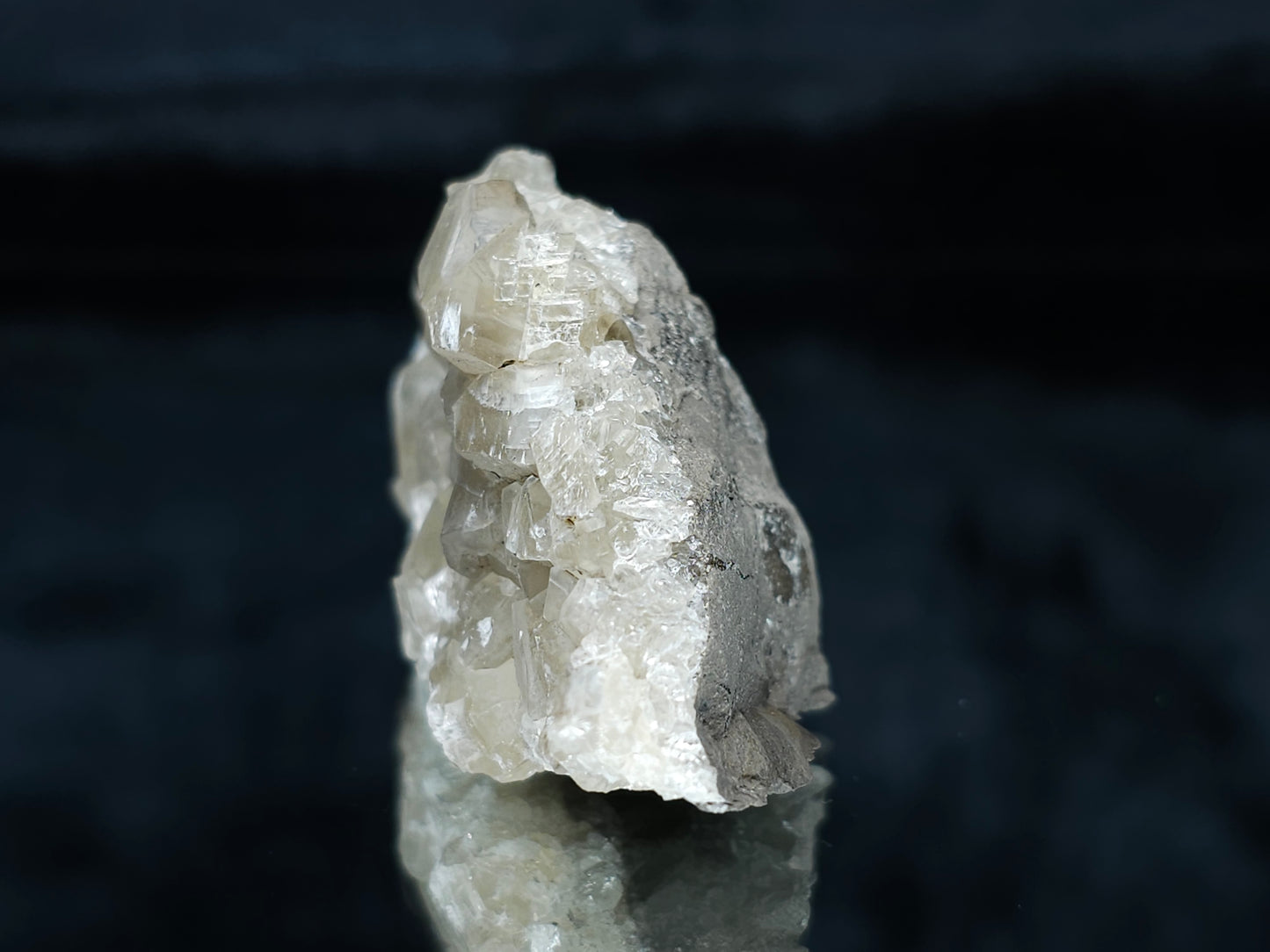 #33682 Nailhead Spar Calcite cluster and Chalcopyrite ore and multiple small fossils in the matrix