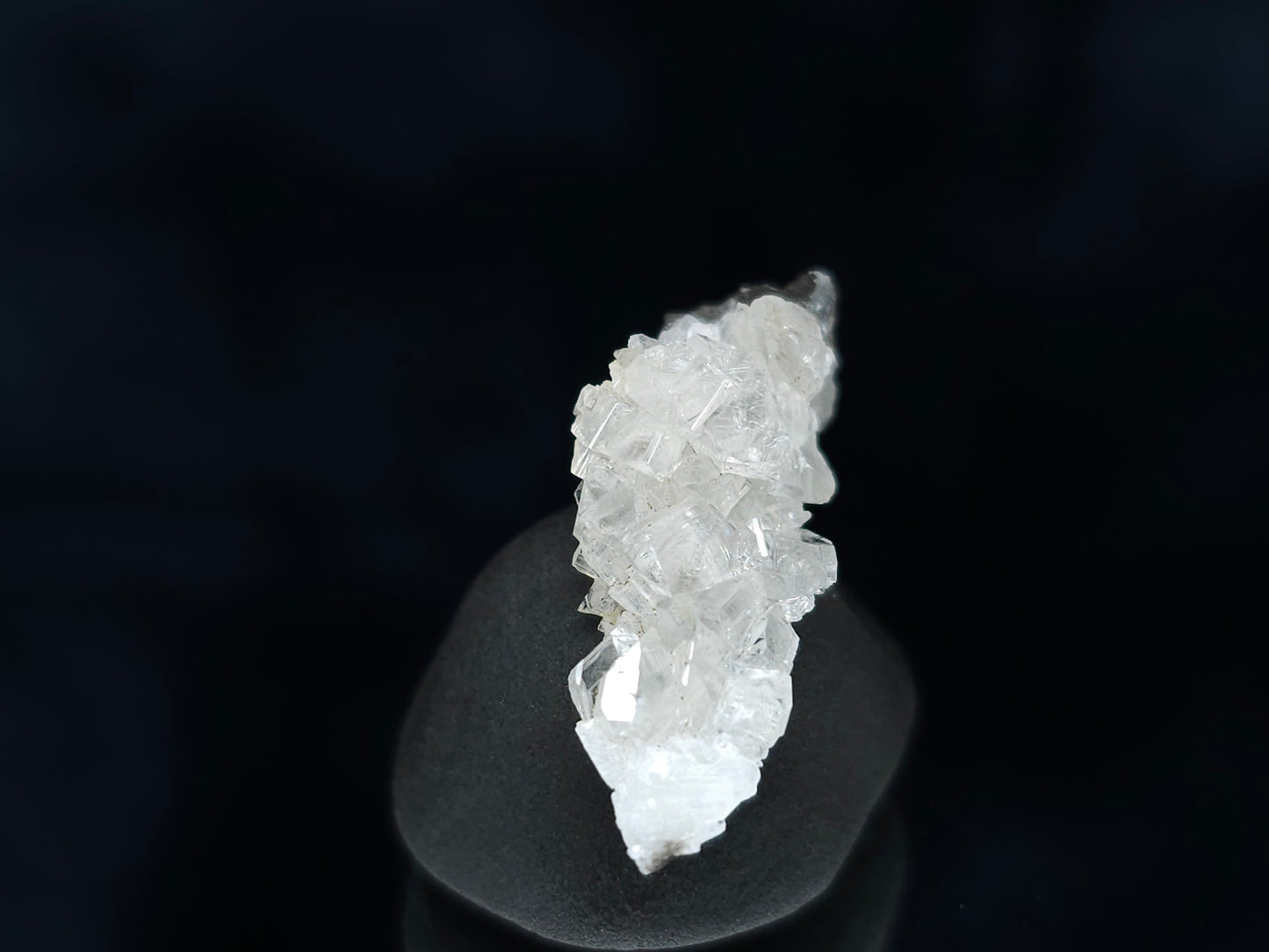 #35924 Super clear Nailhead Spar Calcite cluster, Chalcopyrite ore and multiple small fossils in the matrix