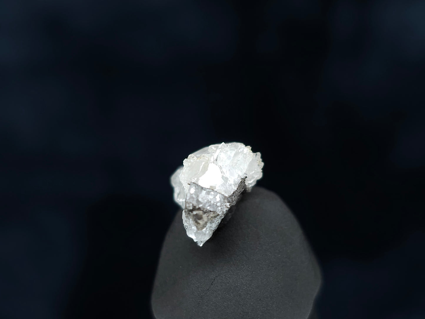 #35924 Super clear Nailhead Spar Calcite cluster, Chalcopyrite ore and multiple small fossils in the matrix