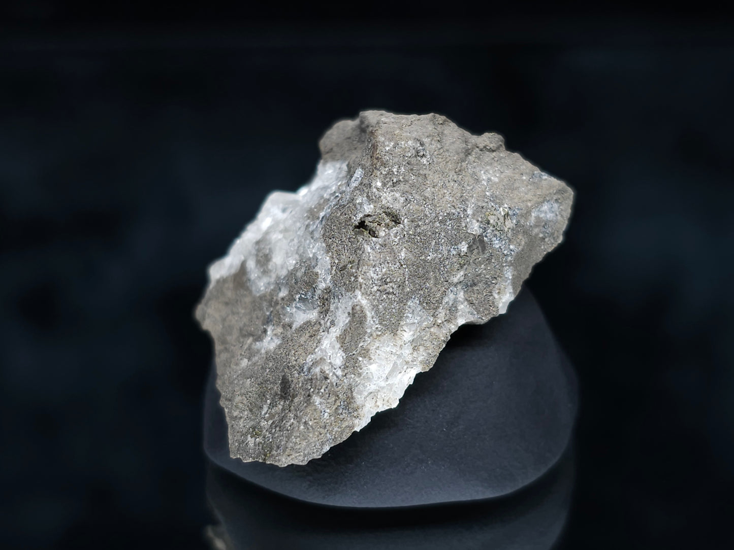 #36616 Super clear Nailhead Spar Calcite and Chalcopyrite ore and multiple small fossils in the matrix