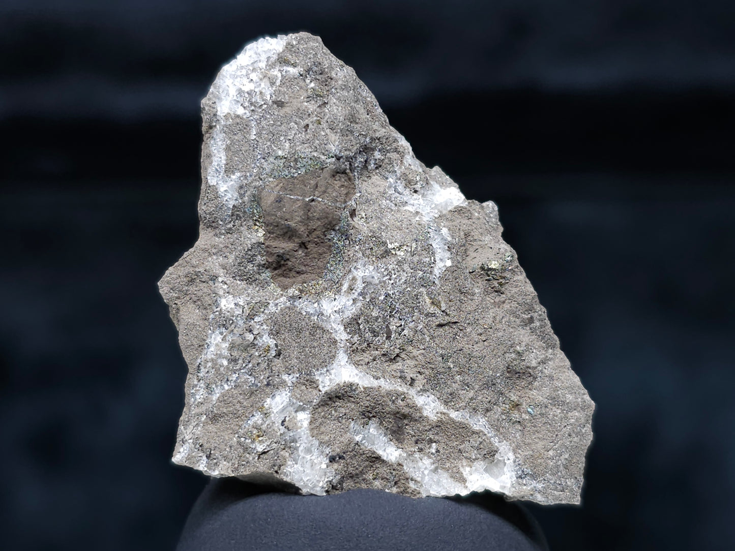 #36616 Super clear Nailhead Spar Calcite and Chalcopyrite ore and multiple small fossils in the matrix