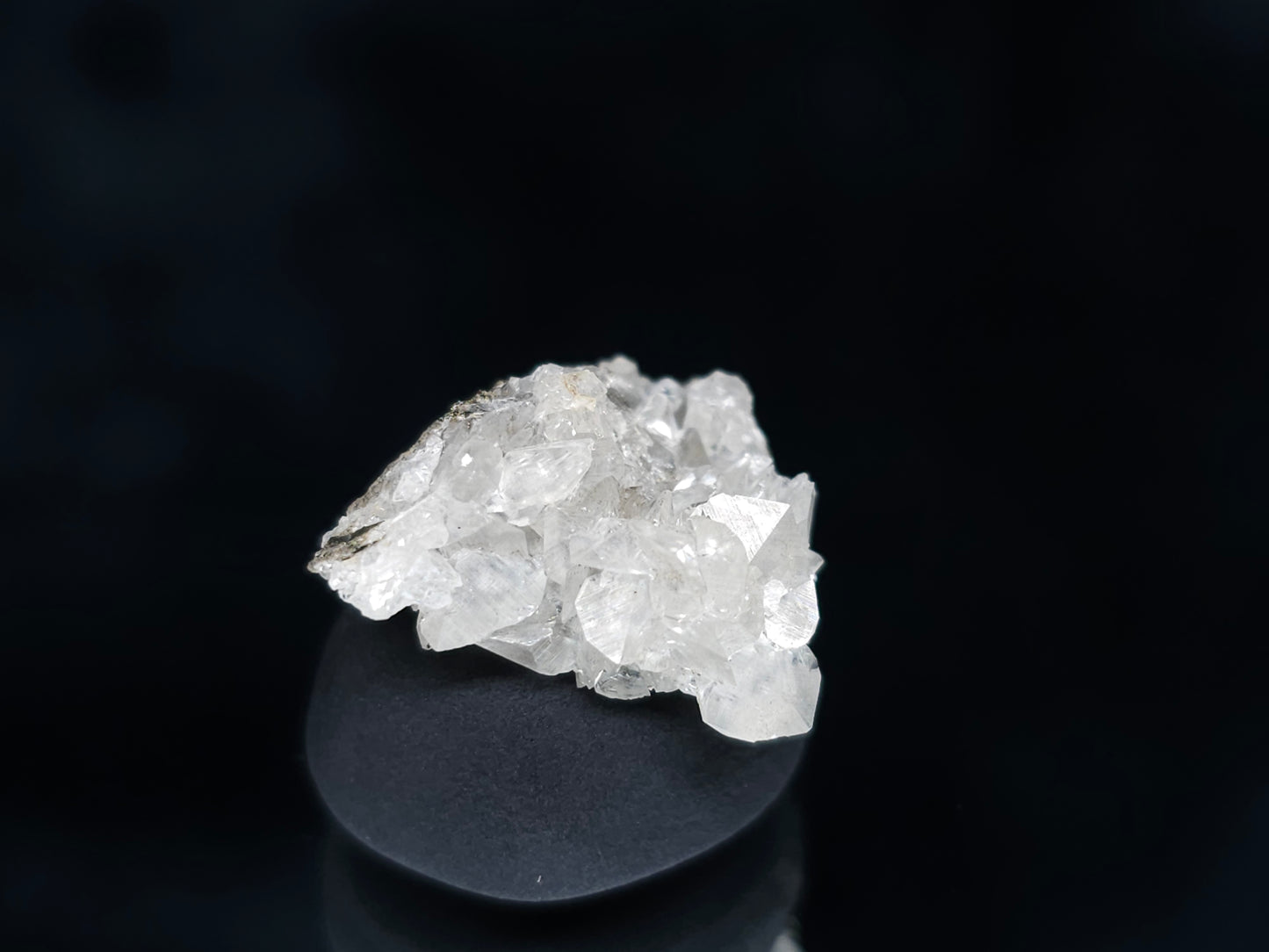 #36639 Super clear Nailhead Spar Calcite and Chalcopyrite ore and multiple small fossils in the matrix