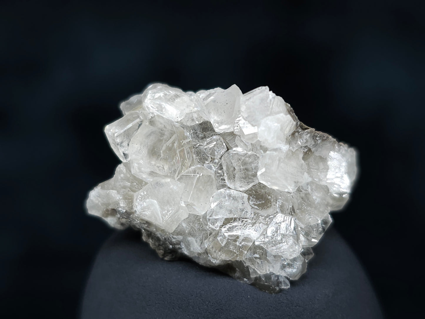 #36648 Super clear Nailhead Spar Calcite and Chalcopyrite ore and multiple small fossils in the matrix