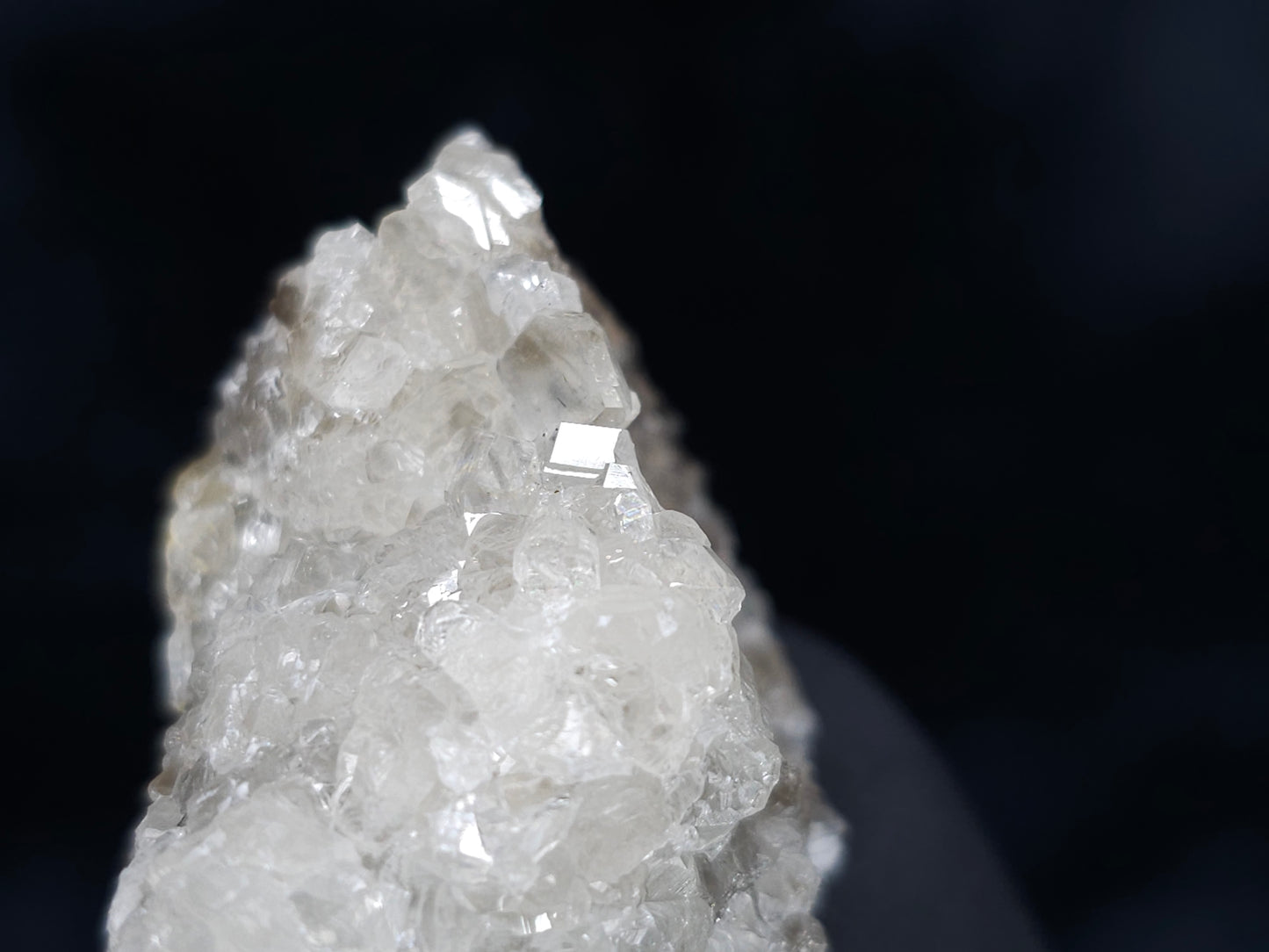 #36660 Super clear Nailhead Spar Calcite and Chalcopyrite ore and multiple small fossils in the matrix
