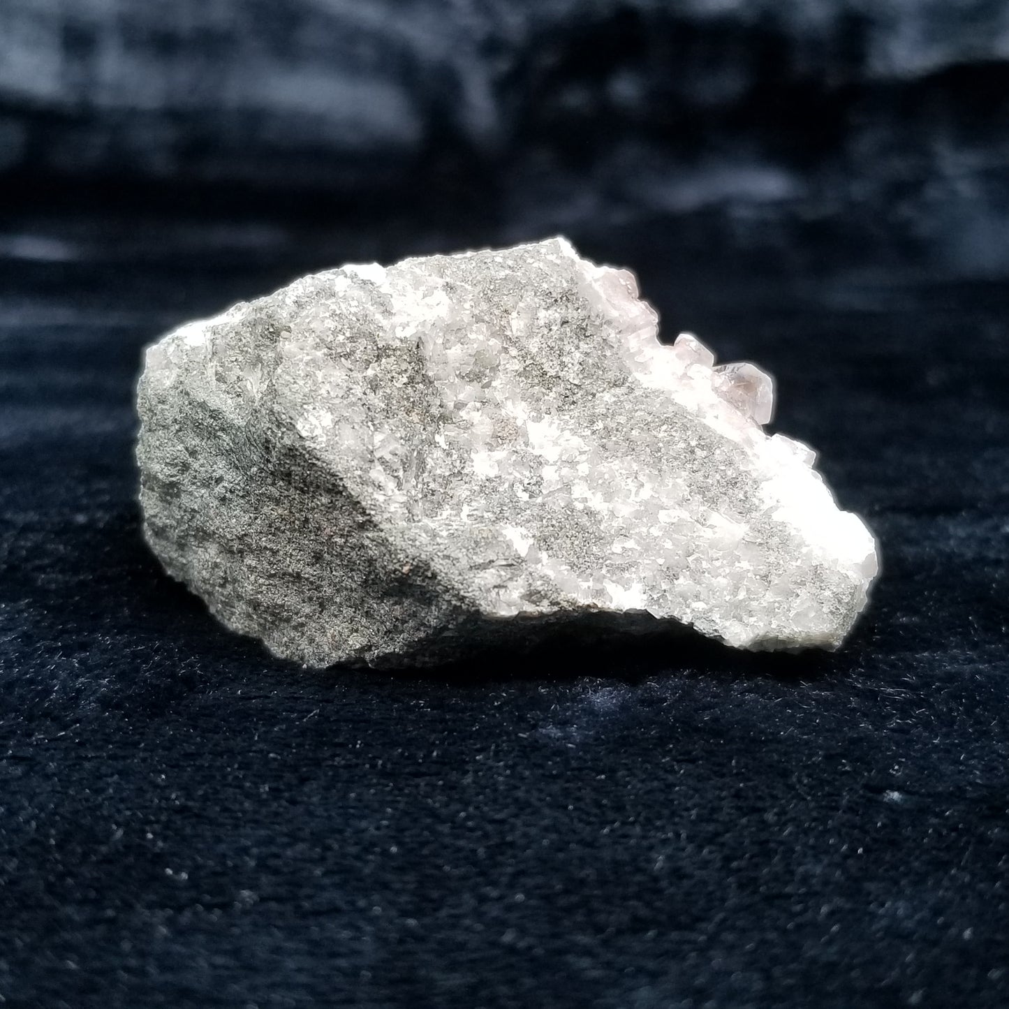 #11044-A Combined form Calcite with Hematite inclusions on matrix