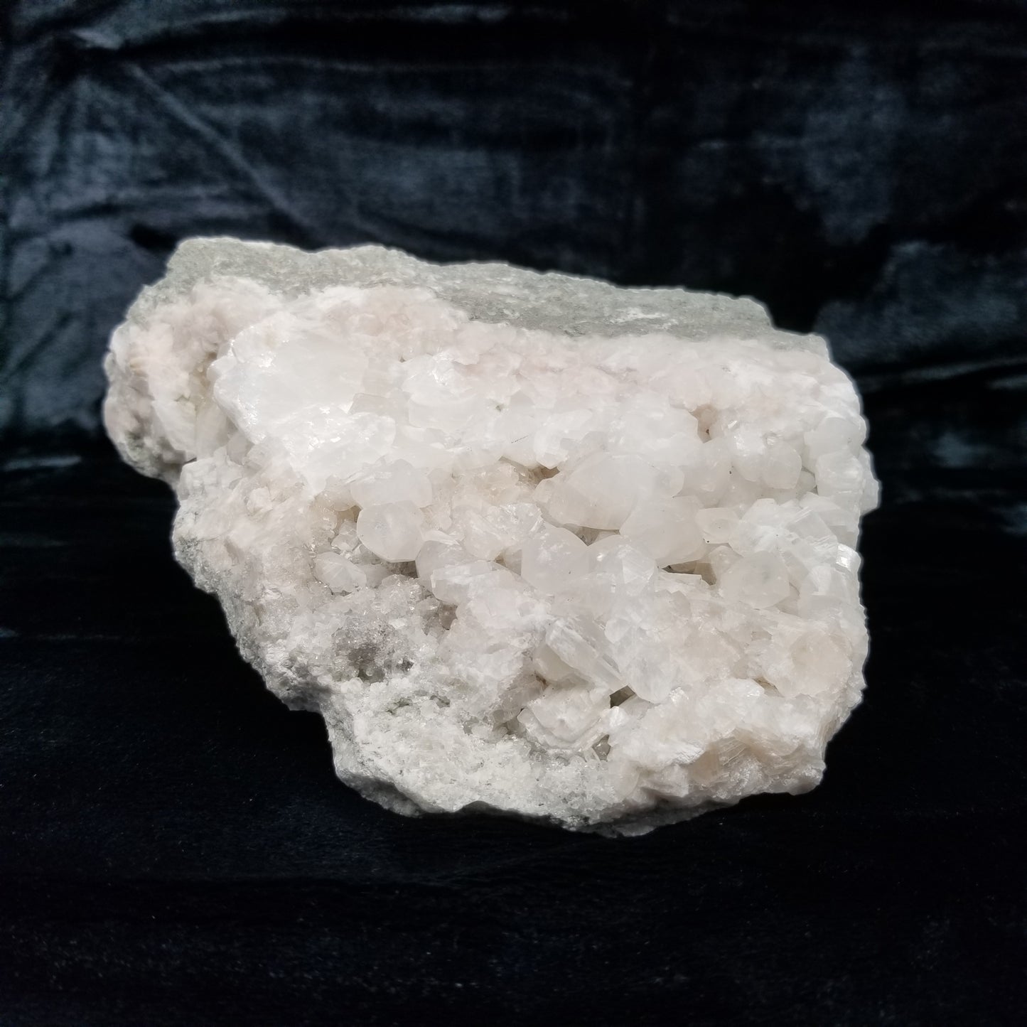 #11045 Clear Combined form Calcite with Spirit Quartz on matrix