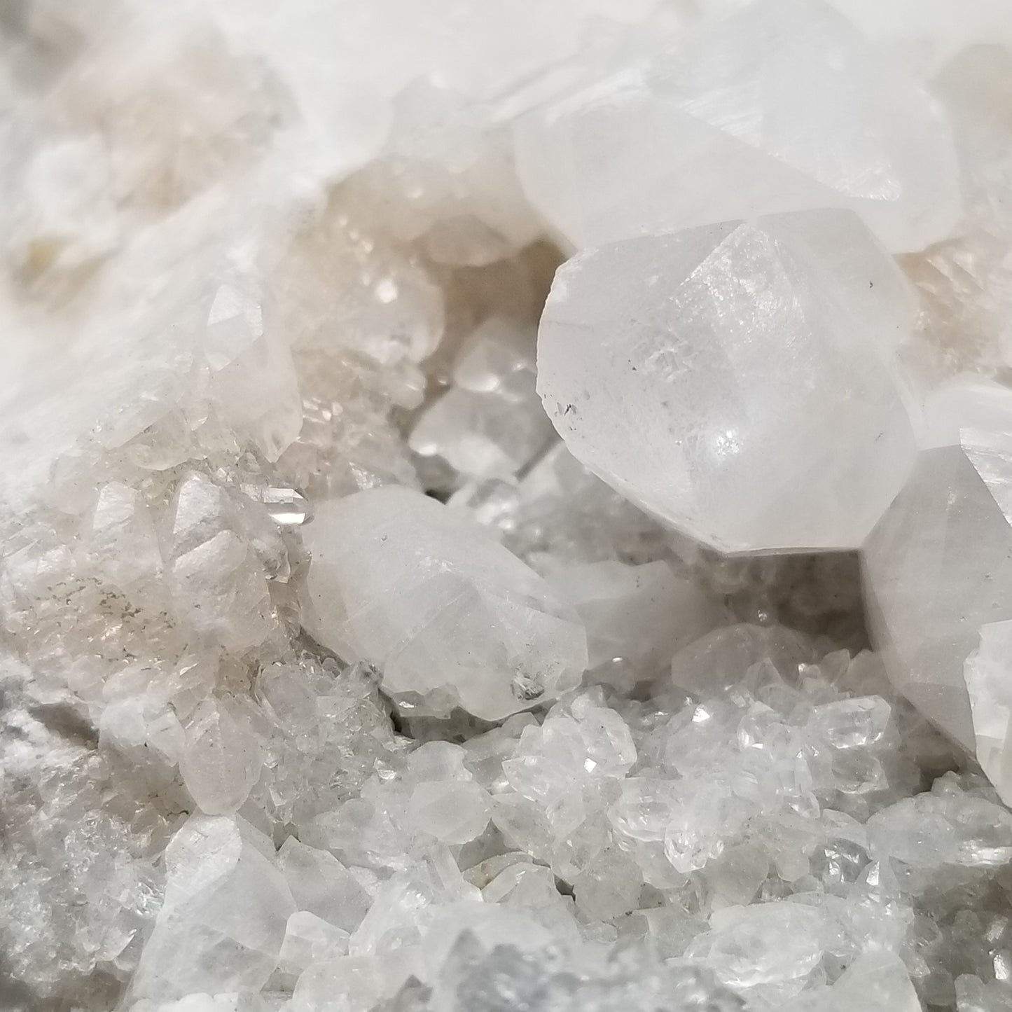 #11045 Clear Combined form Calcite with Spirit Quartz on matrix