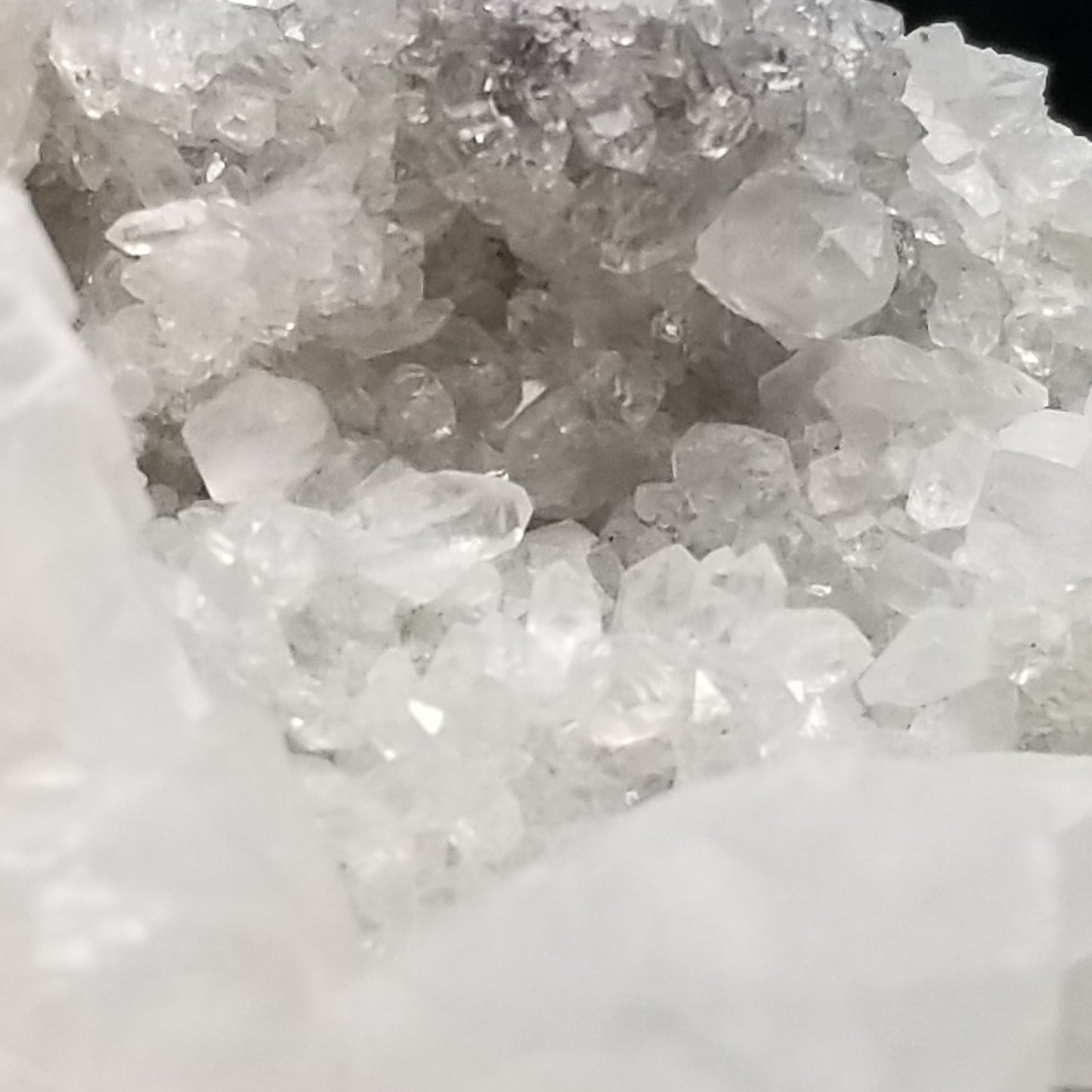 #11045 Clear Combined form Calcite with Spirit Quartz on matrix