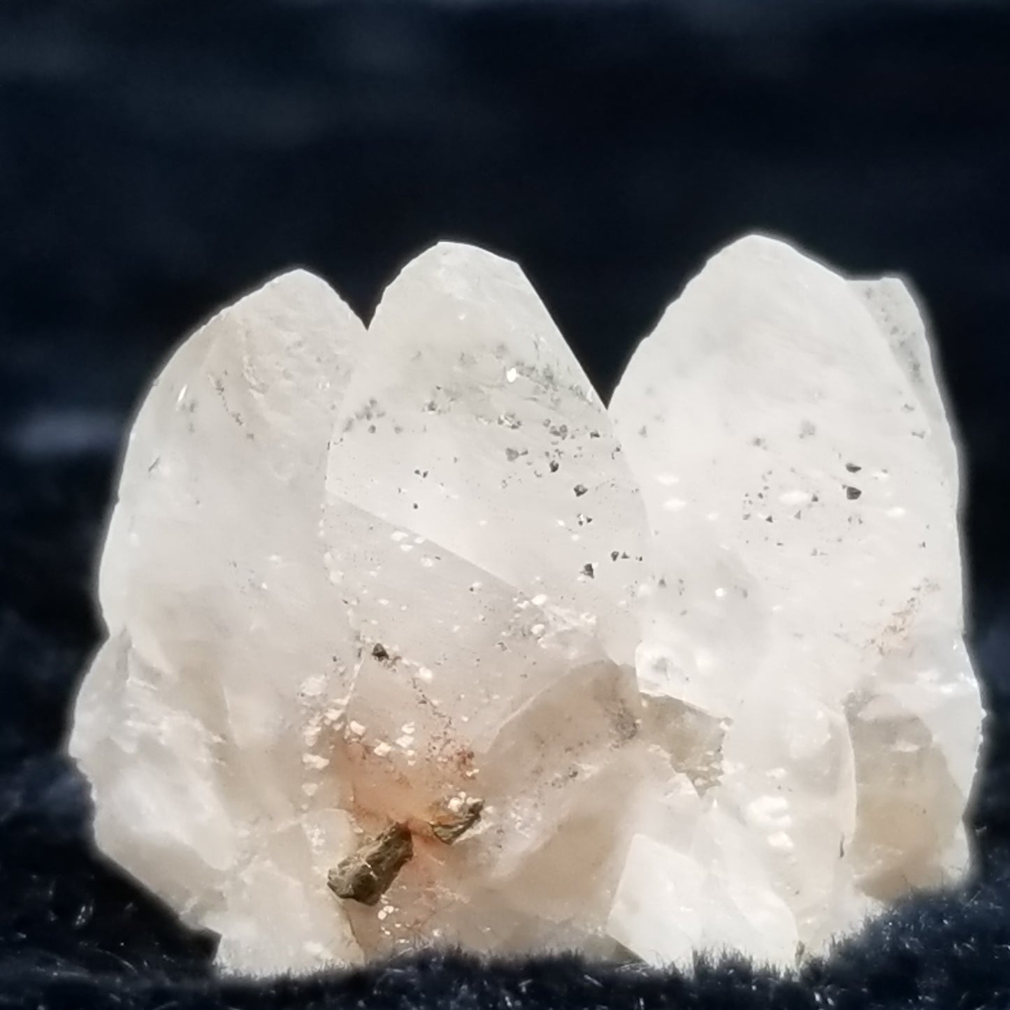 #11071 Clear Combined form Calcite with Chalcopyrite inclusions