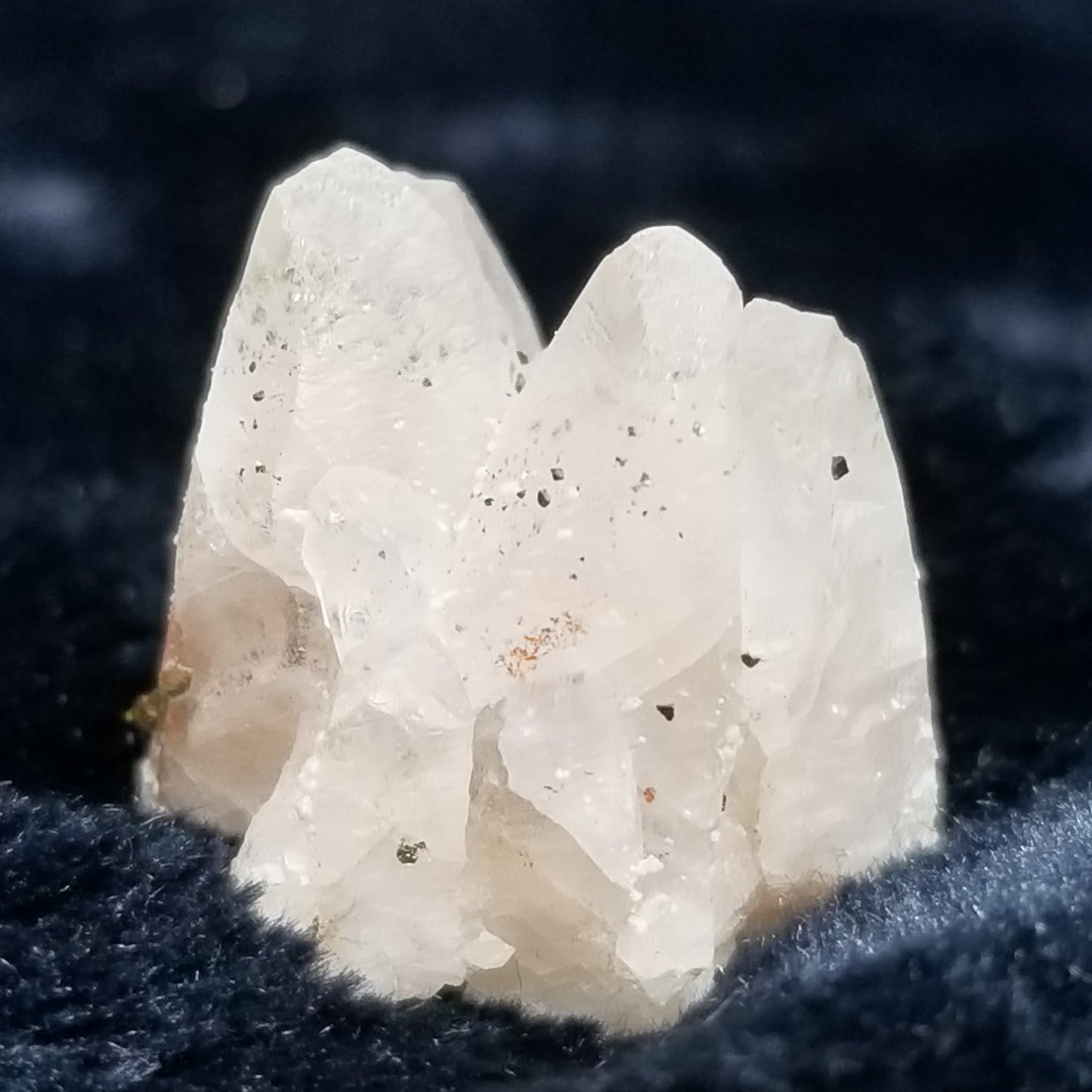 #11071 Clear Combined form Calcite with Chalcopyrite inclusions