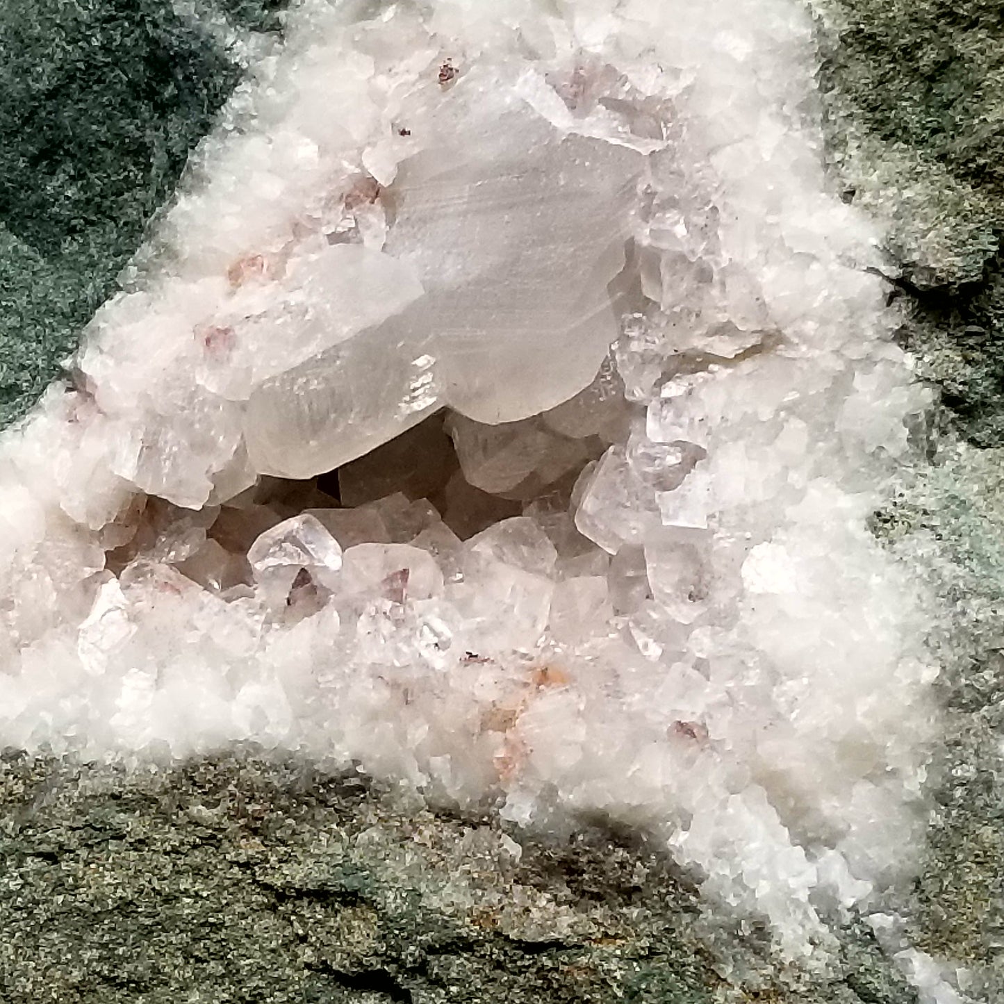 #11089 Clear Combined form Calcite with Hematite inclusions