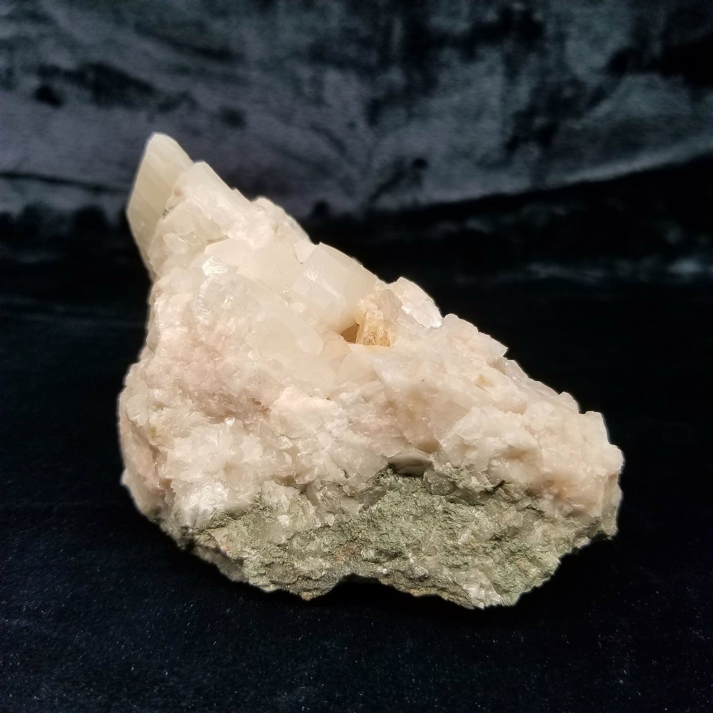 #11163 White Combined from Calcite on matrix