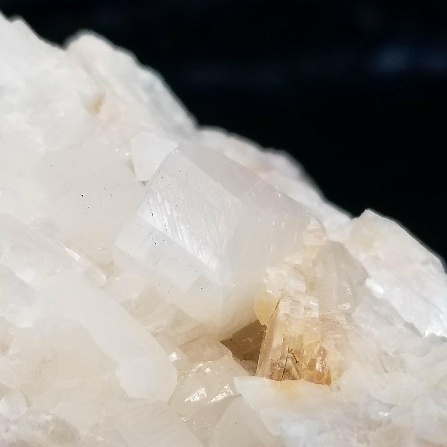 #11163 White Combined from Calcite on matrix