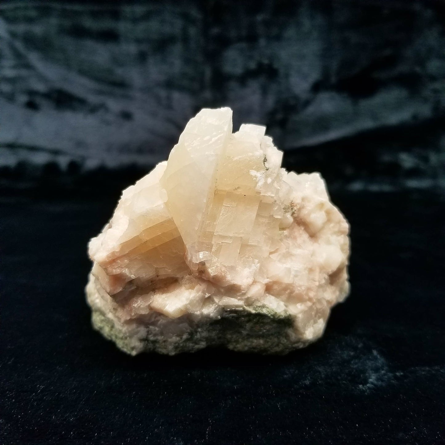 #11163 White Combined from Calcite on matrix