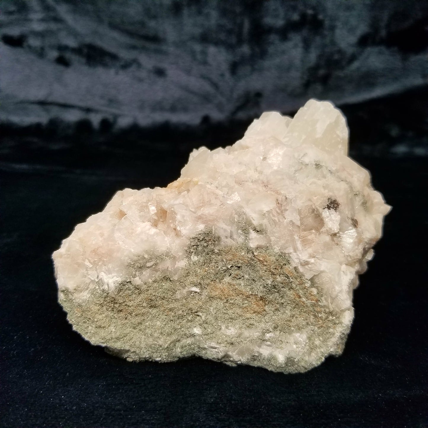 #11163 White Combined from Calcite on matrix