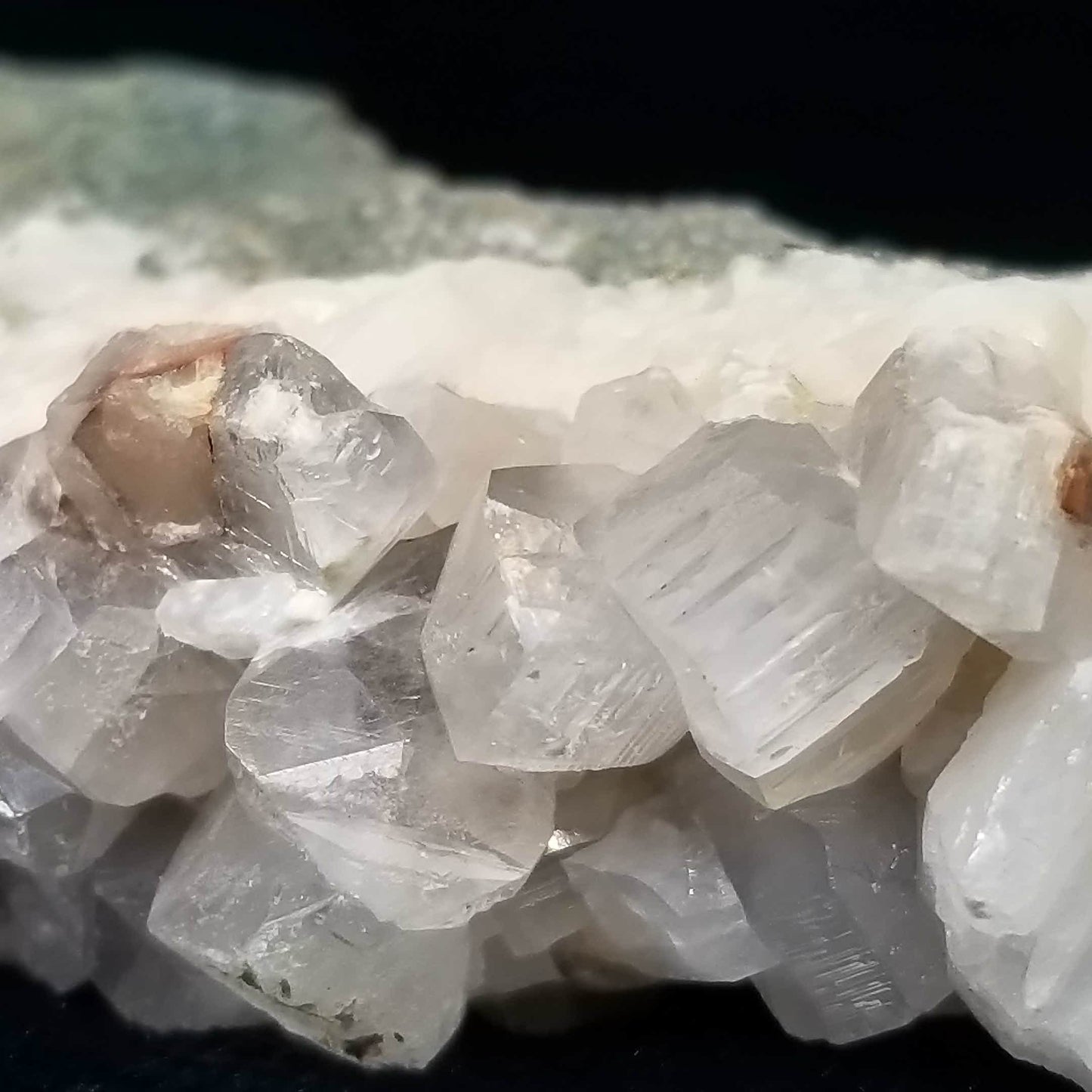 #11167 Clear Combined form Calcite with Hematite phantom inclusions