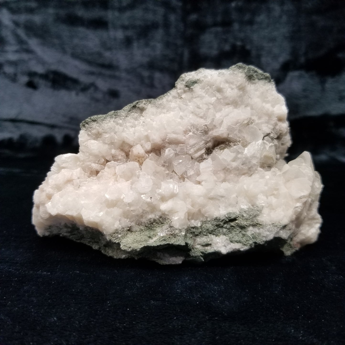 #11170 Chalcopyrite and Dolomite on Combined form Calcite cluster