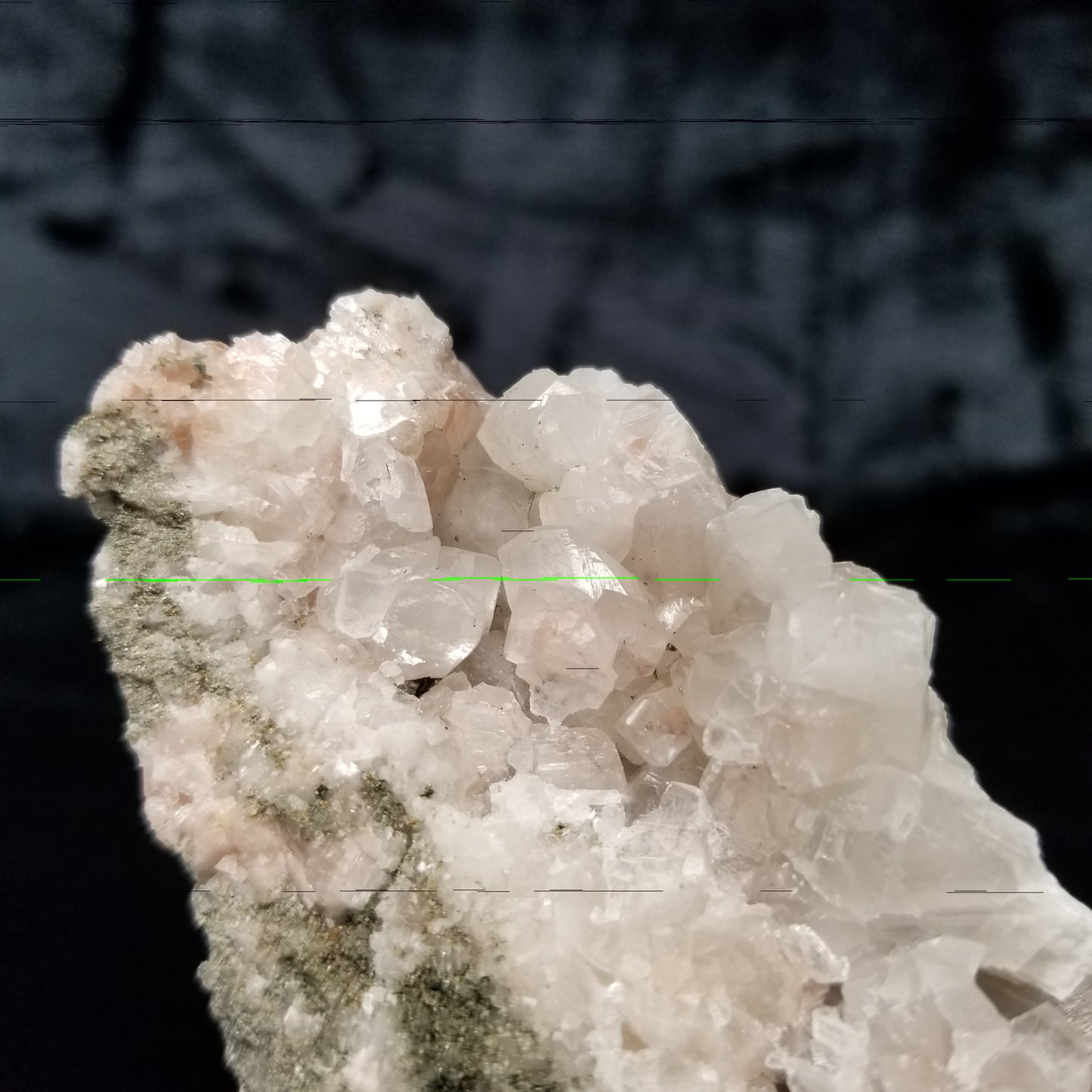 #11178 Super clear and clear Combined form Calcite with Hematite inclusions