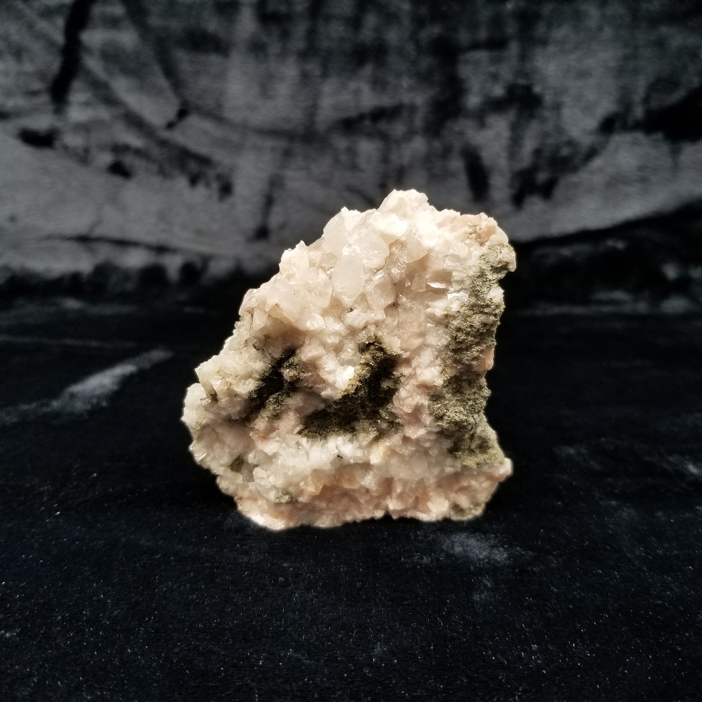 #11178 Super clear and clear Combined form Calcite with Hematite inclusions