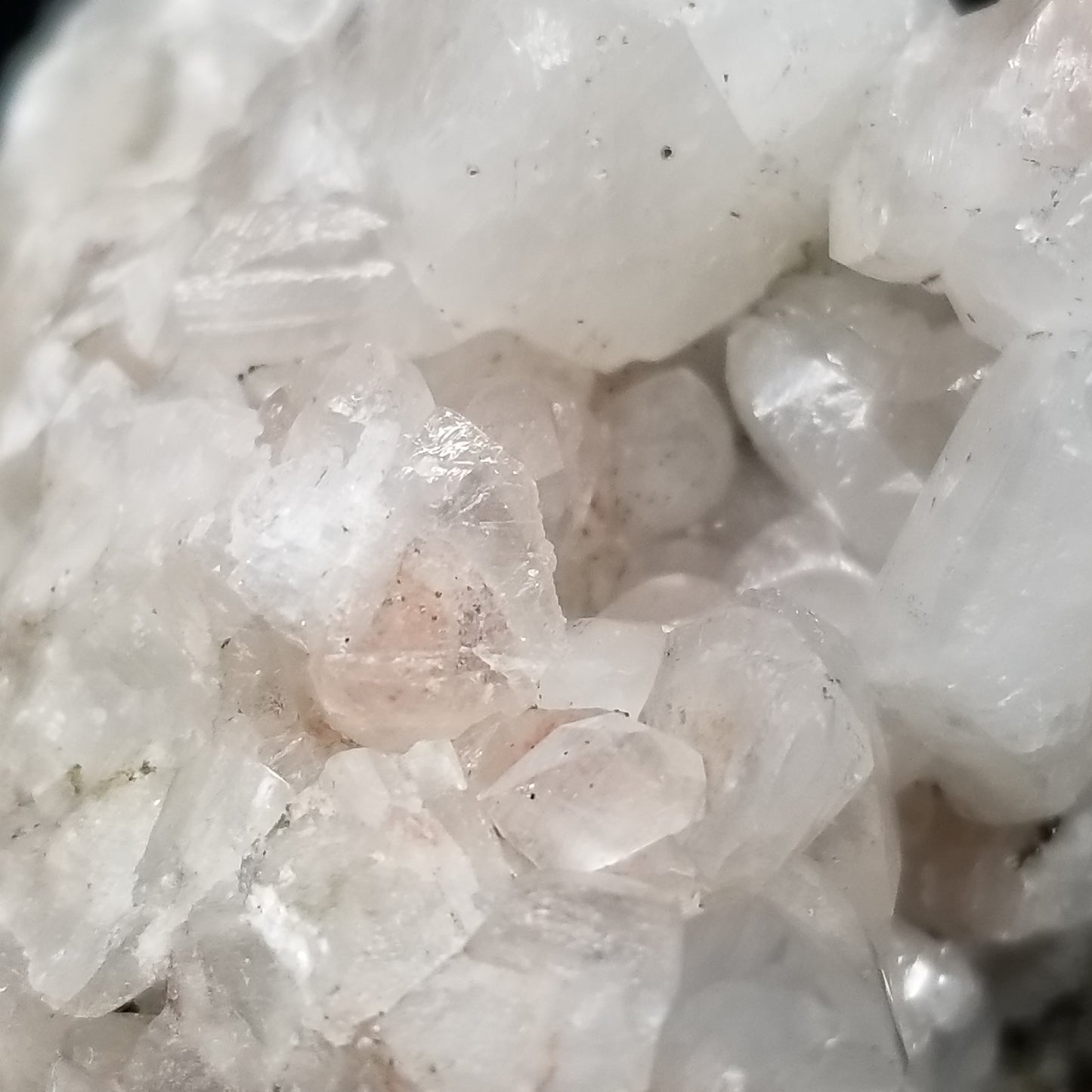 #11178 Super clear and clear Combined form Calcite with Hematite inclusions