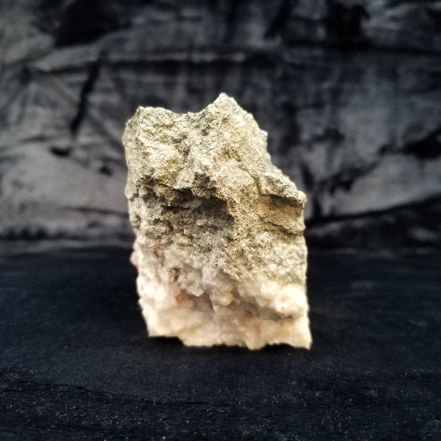 #11193 Hematite on clear Combined form Calcite with Hematite inclusions