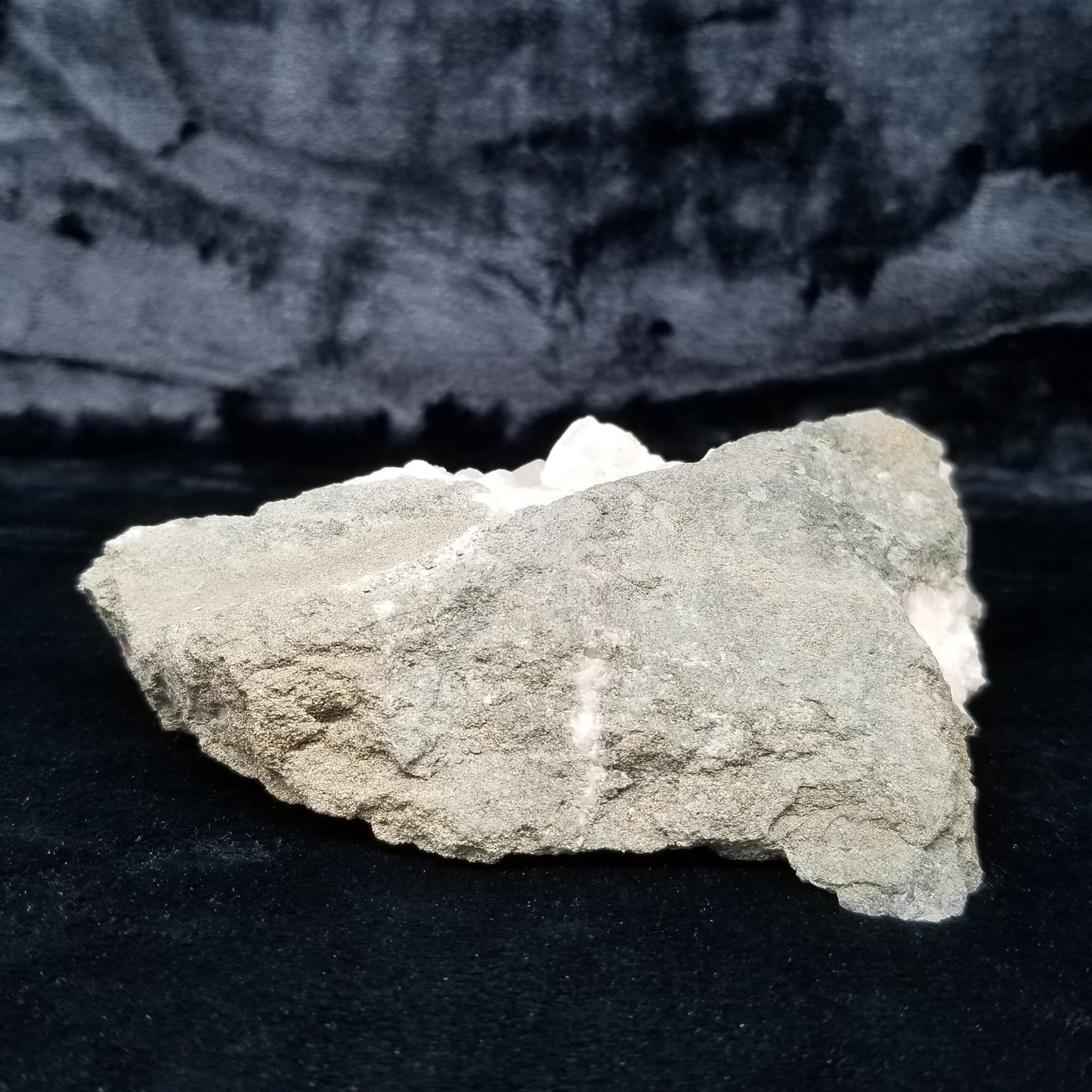 #11234 Clear Combined form Calcite with Chalcopyrite inclusions on matrix
