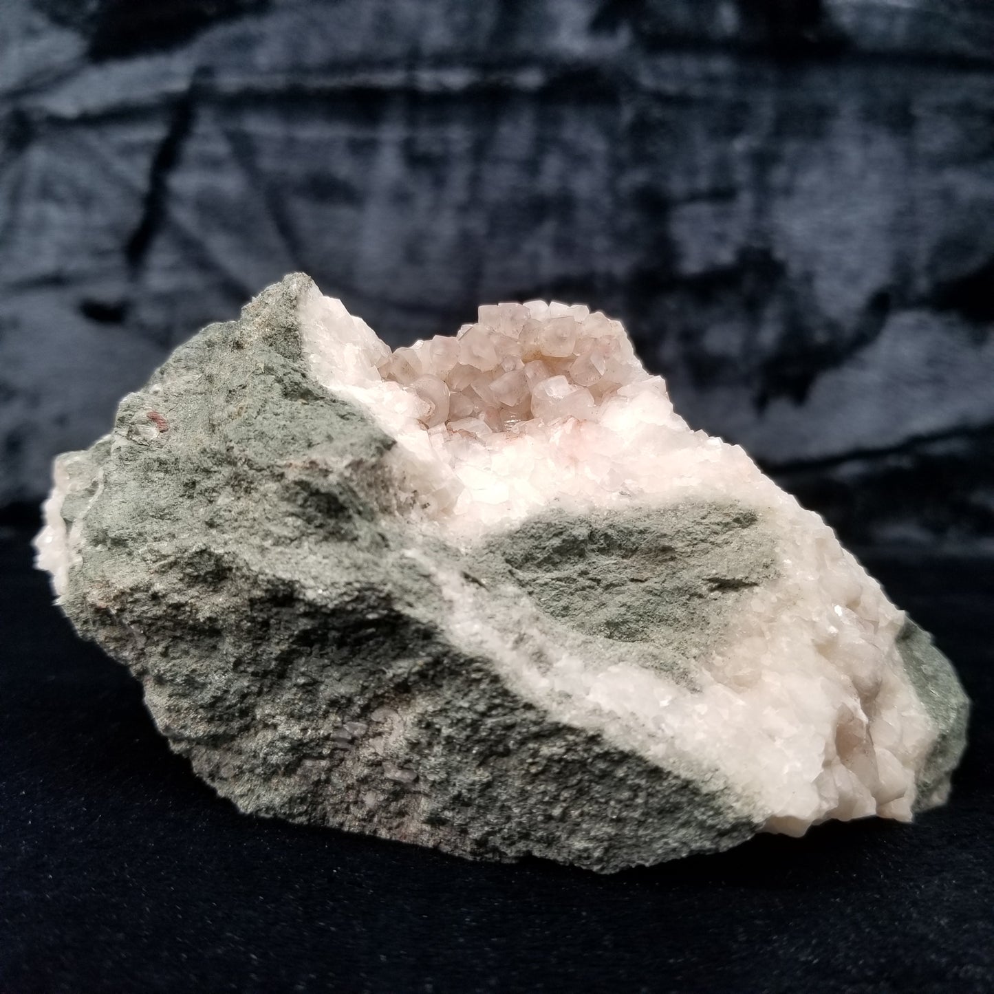 #11238 Clear Combined form Calcite formation with Hematite inclusions