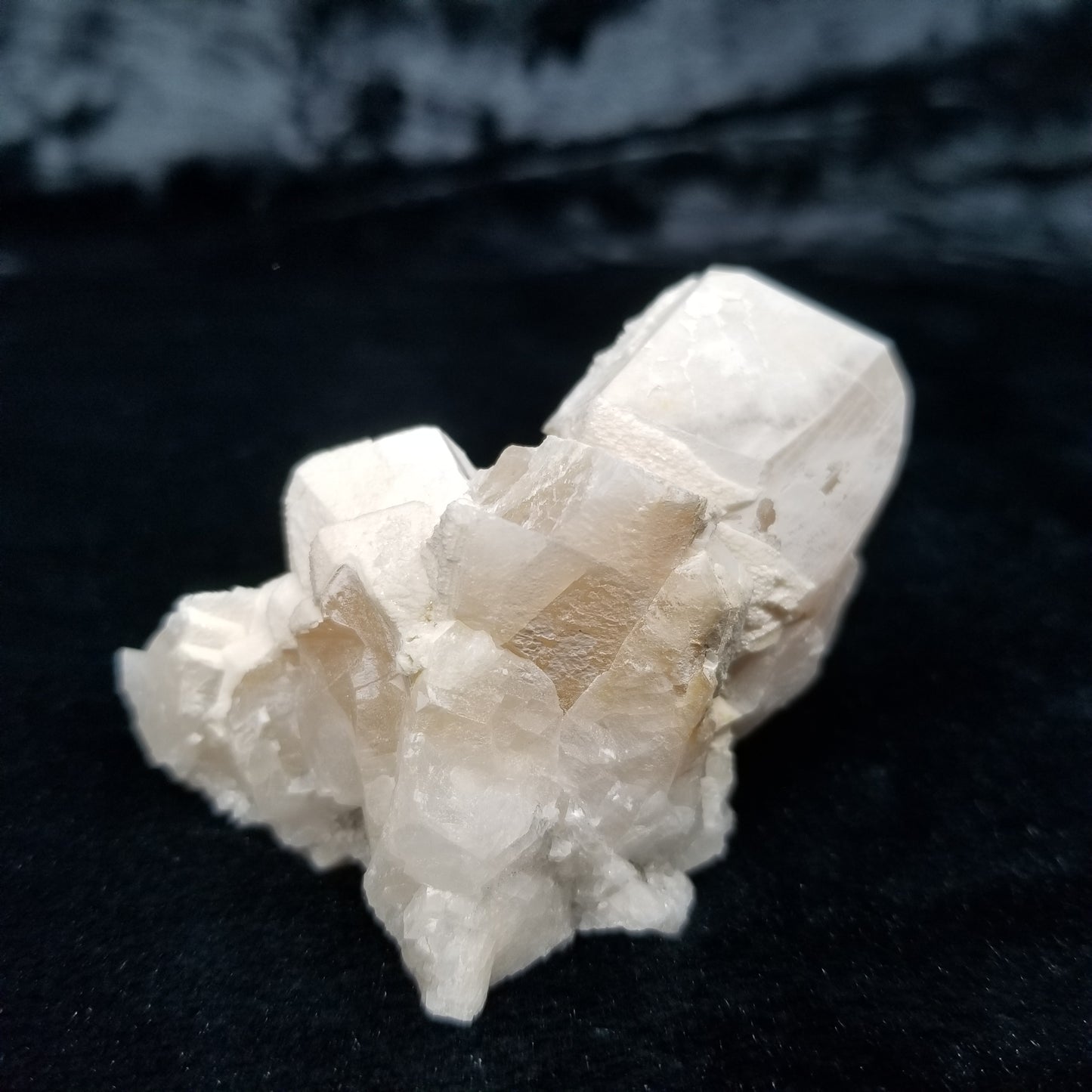 #11253 White Dolomite on Combined form Calcite on matrix