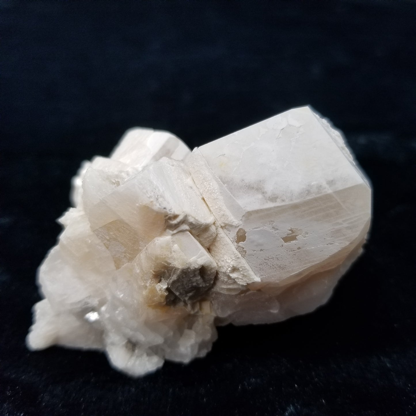 #11253 White Dolomite on Combined form Calcite on matrix