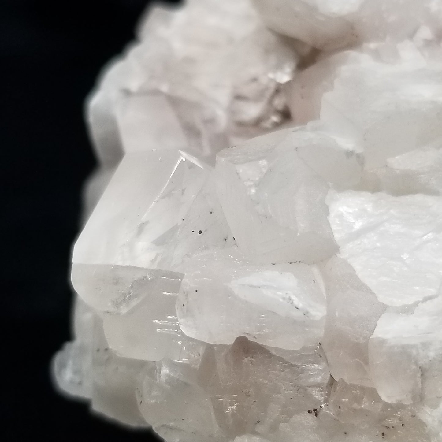 #11242 Chalcopyrite on clear Combined form Calcite on matrix