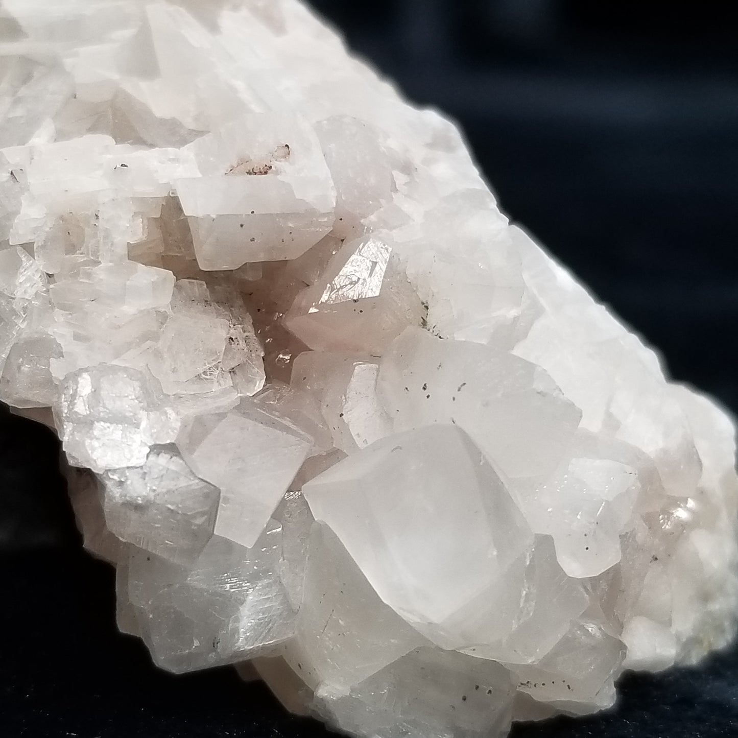 #11242 Chalcopyrite on clear Combined form Calcite on matrix