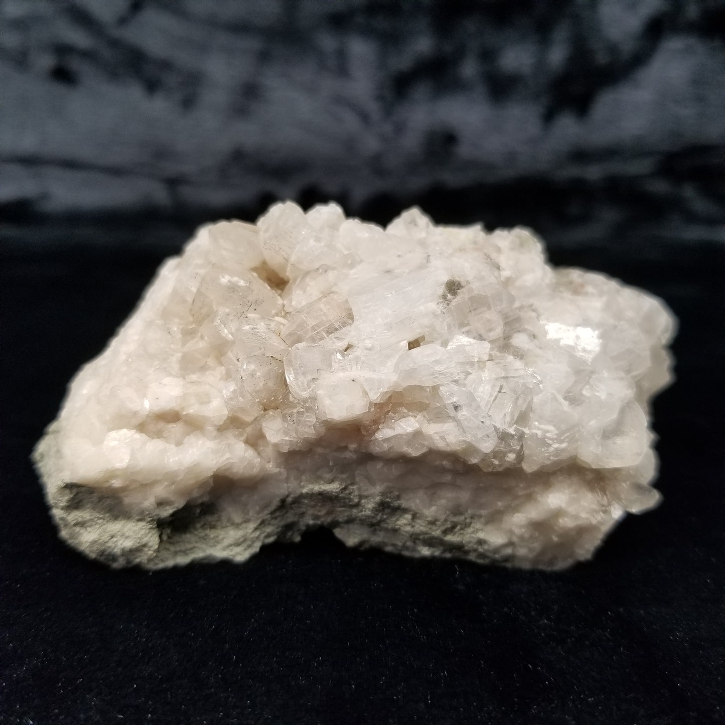 #11243 Chalcopyrite on clear Combined form Calcite with Chalcopyrite inclusions