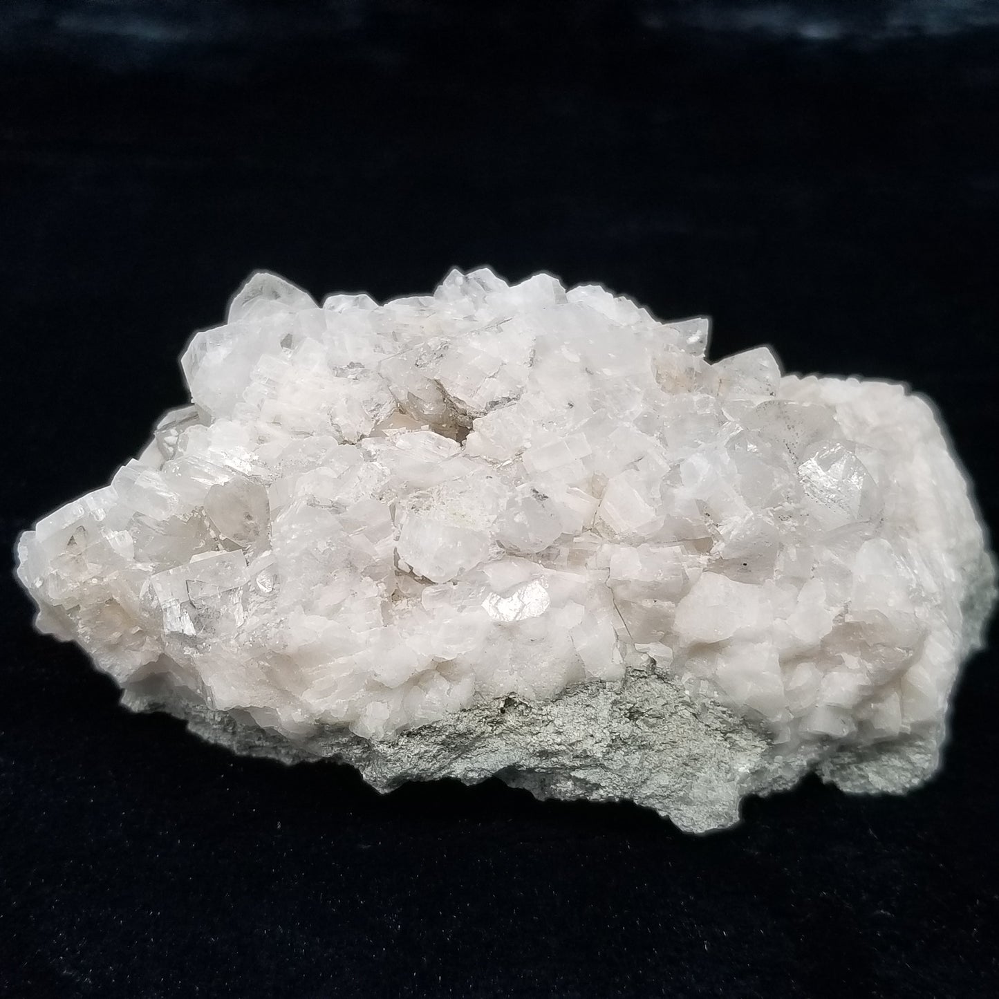 #11243 Chalcopyrite on clear Combined form Calcite with Chalcopyrite inclusions