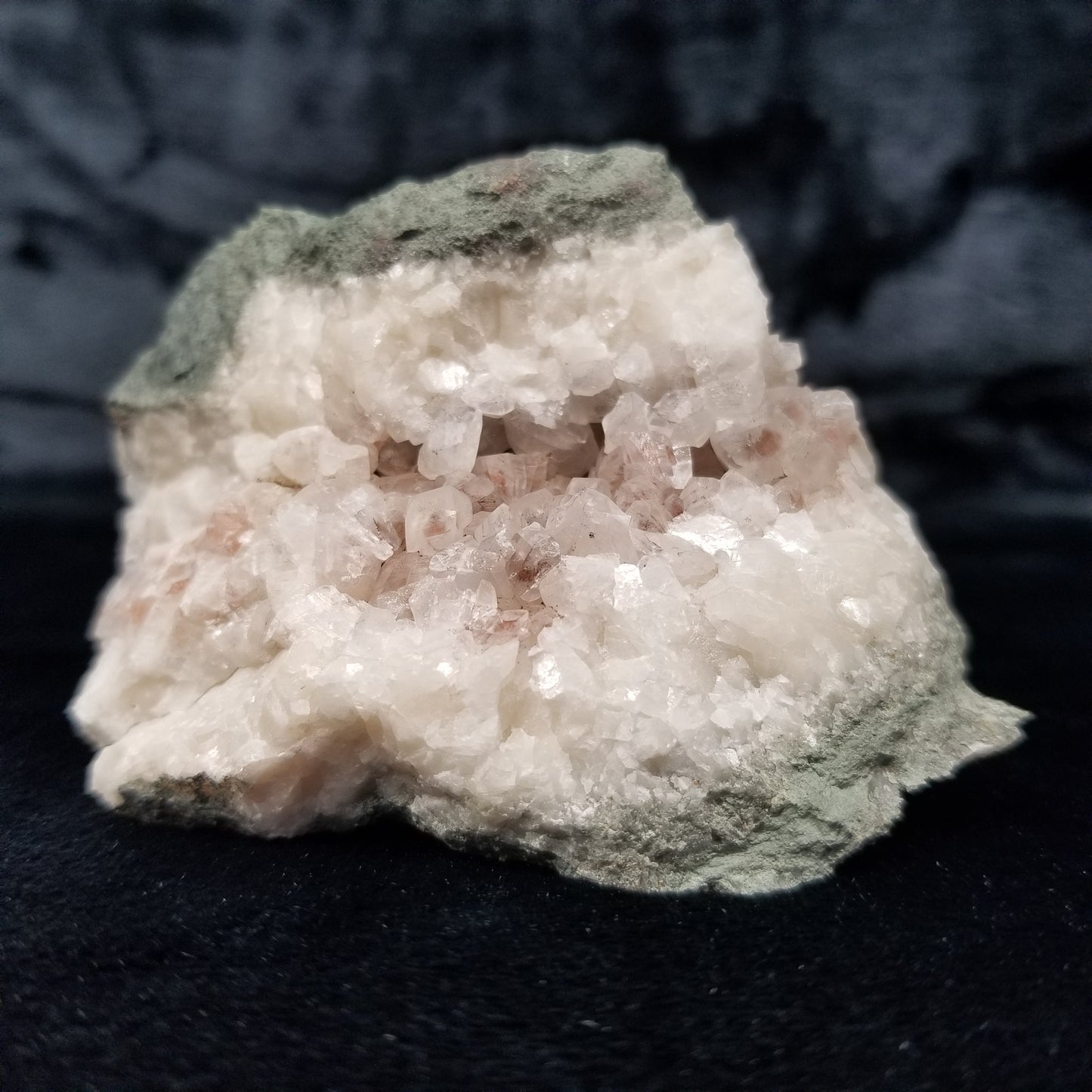 #11244 Clear Combined form Calcite with Hematite phantom inclusions