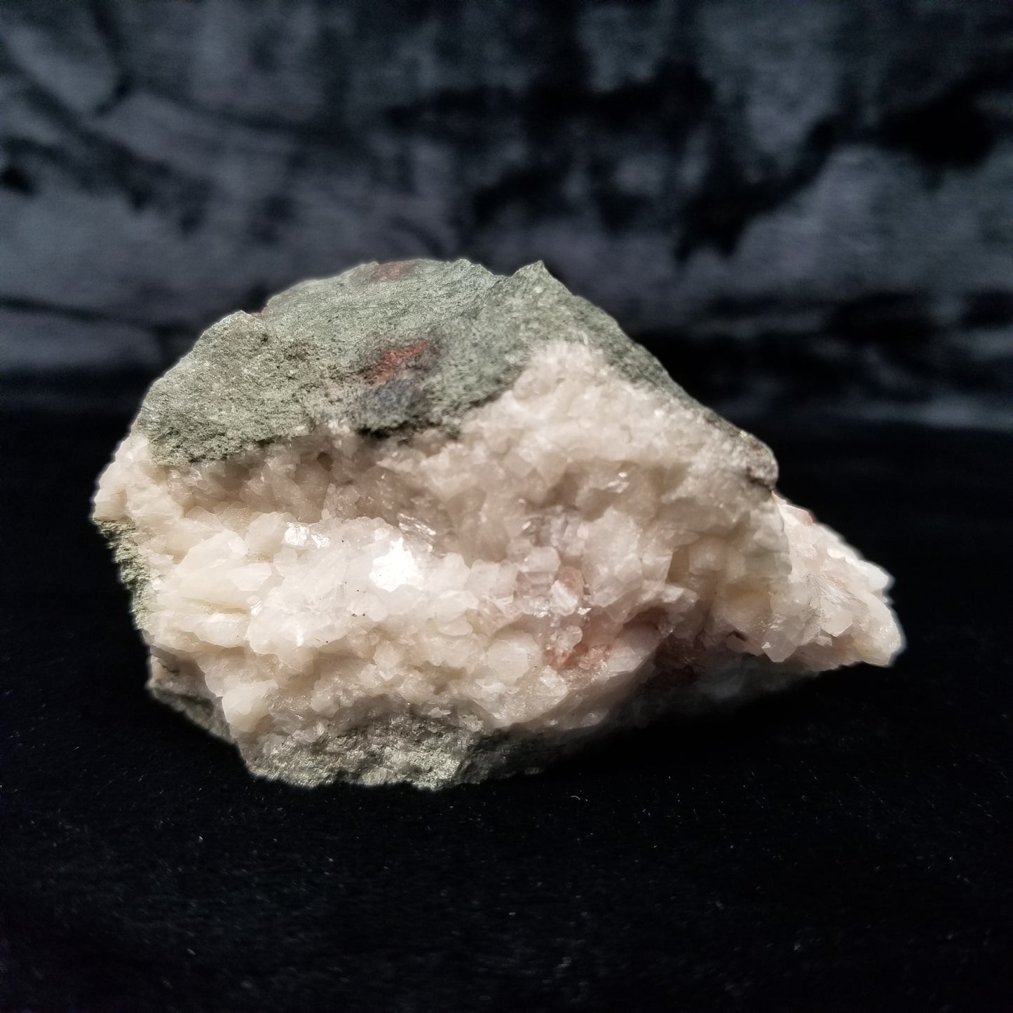 #11244 Clear Combined form Calcite with Hematite phantom inclusions
